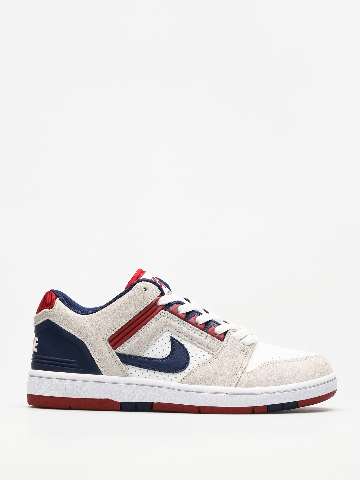 Buty Nike SB Air Force II Low (white/blue void red crush white)