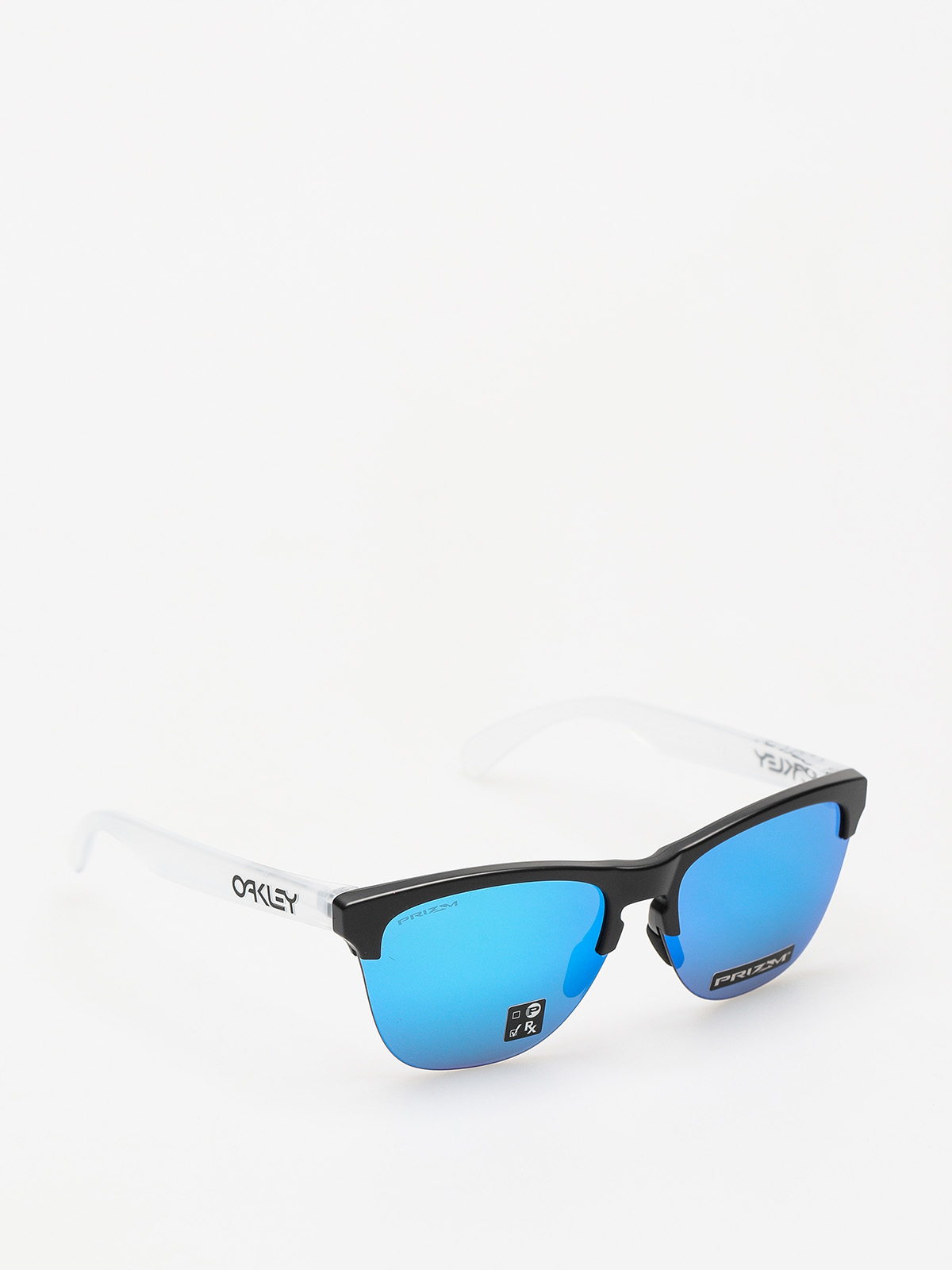 Okulary przeciwsłoneczne Oakley Frogskins Lite (matte black/matte clear/prizm sapphire iridium)