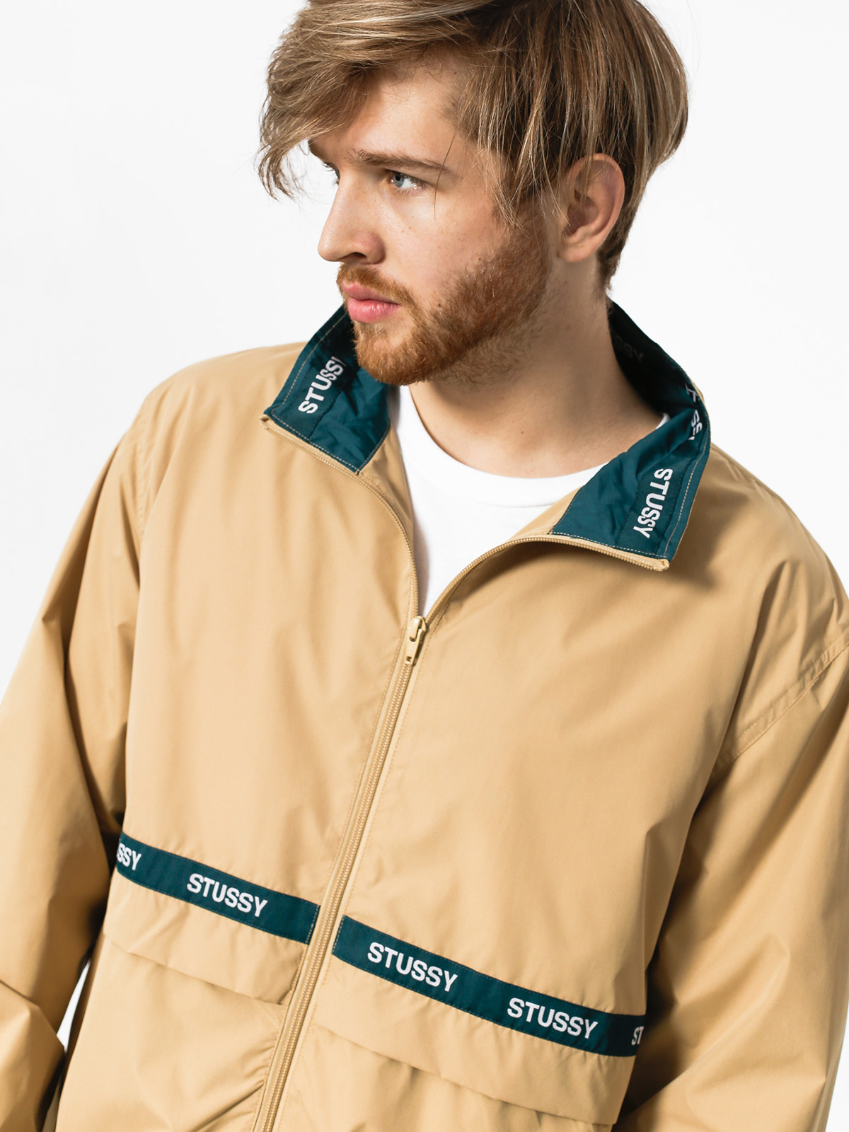 Kurtka Stussy Lewis Track (beige)