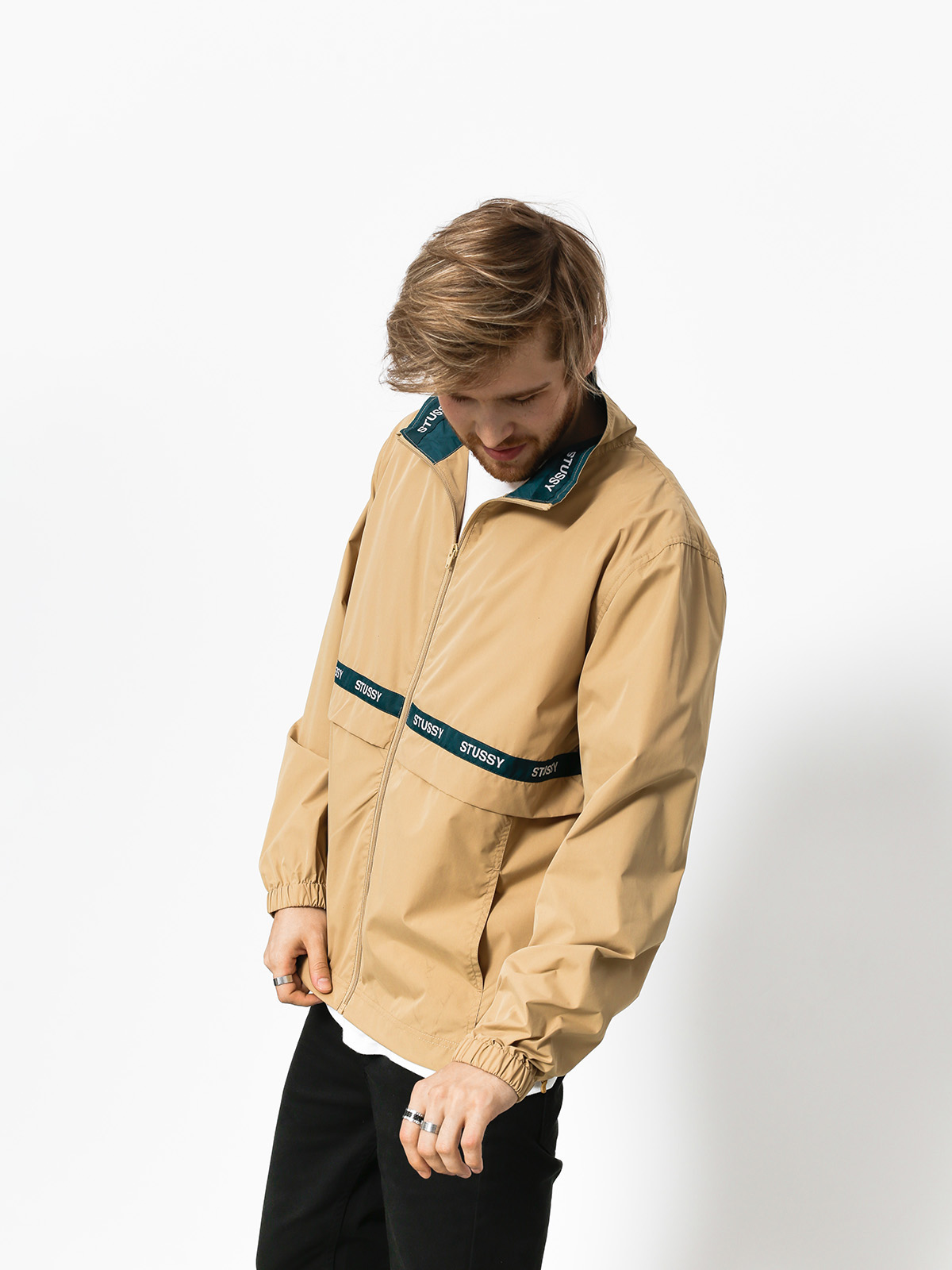 Kurtka Stussy Lewis Track (beige)