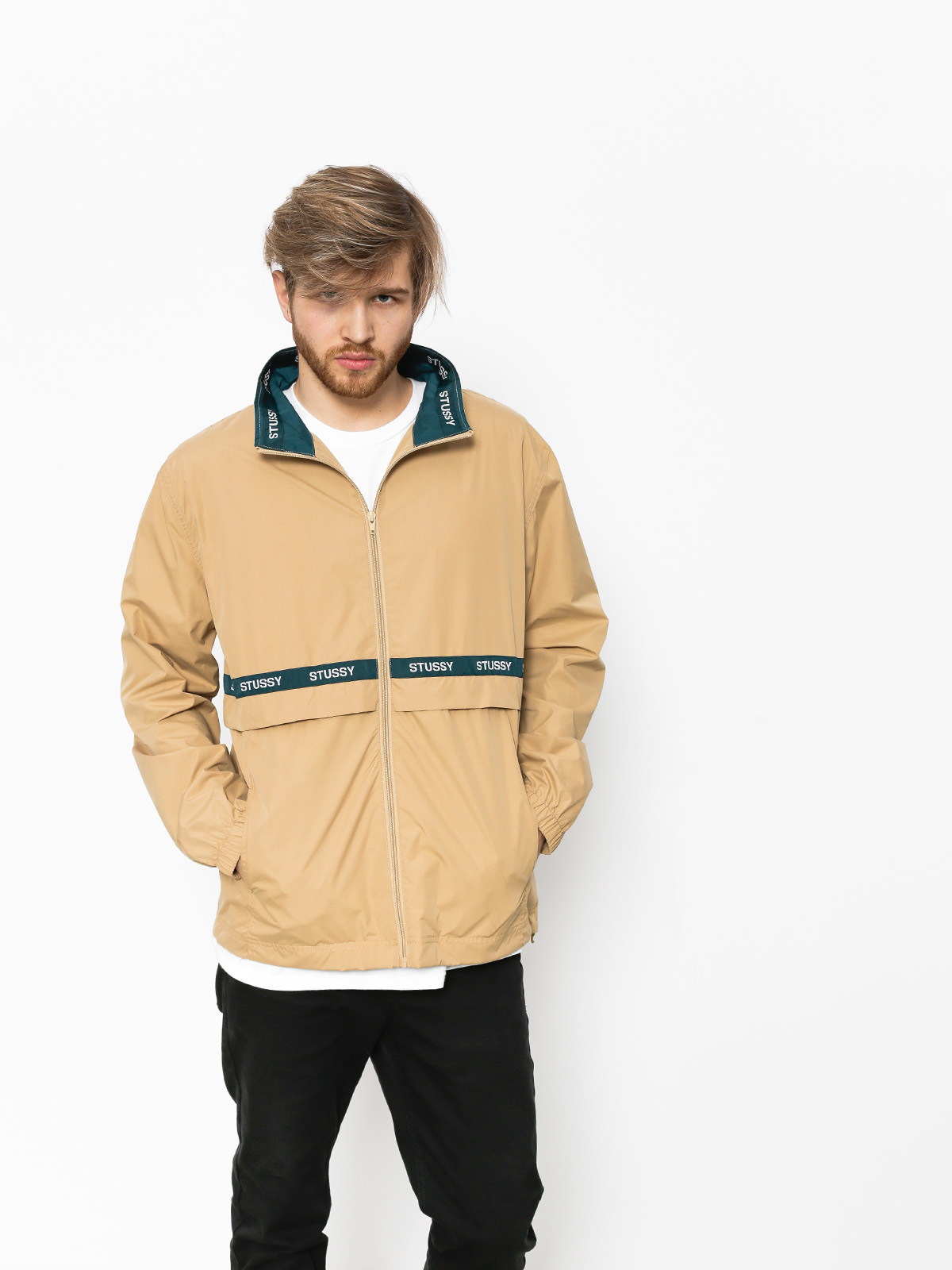 Kurtka Stussy Lewis Track (beige)