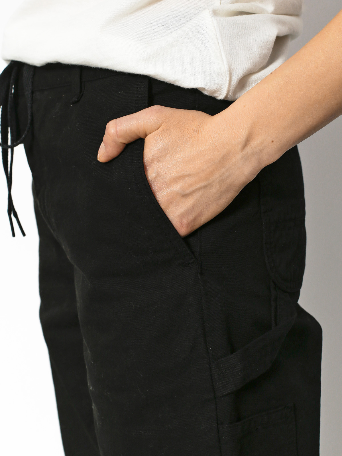Spodnie Carhartt Pierce Straight R E Wmn (black)