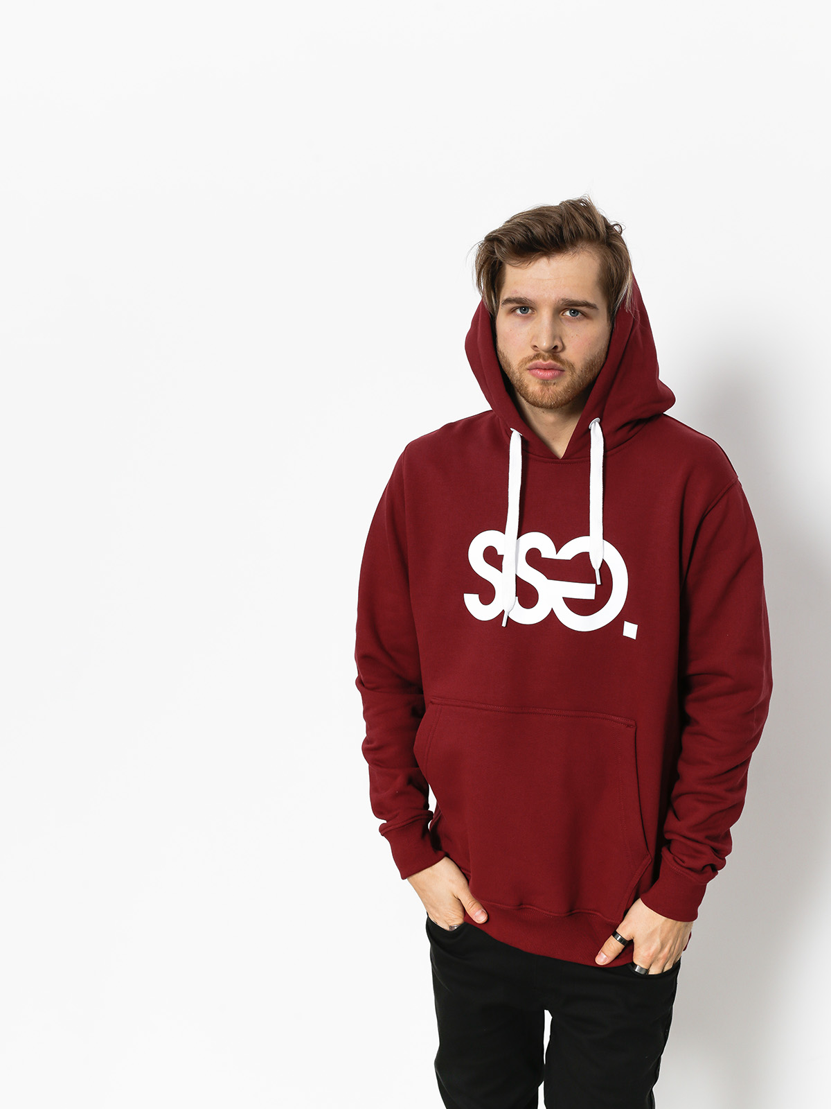 Bluza z kapturem SSG Classic HD (burgundy)