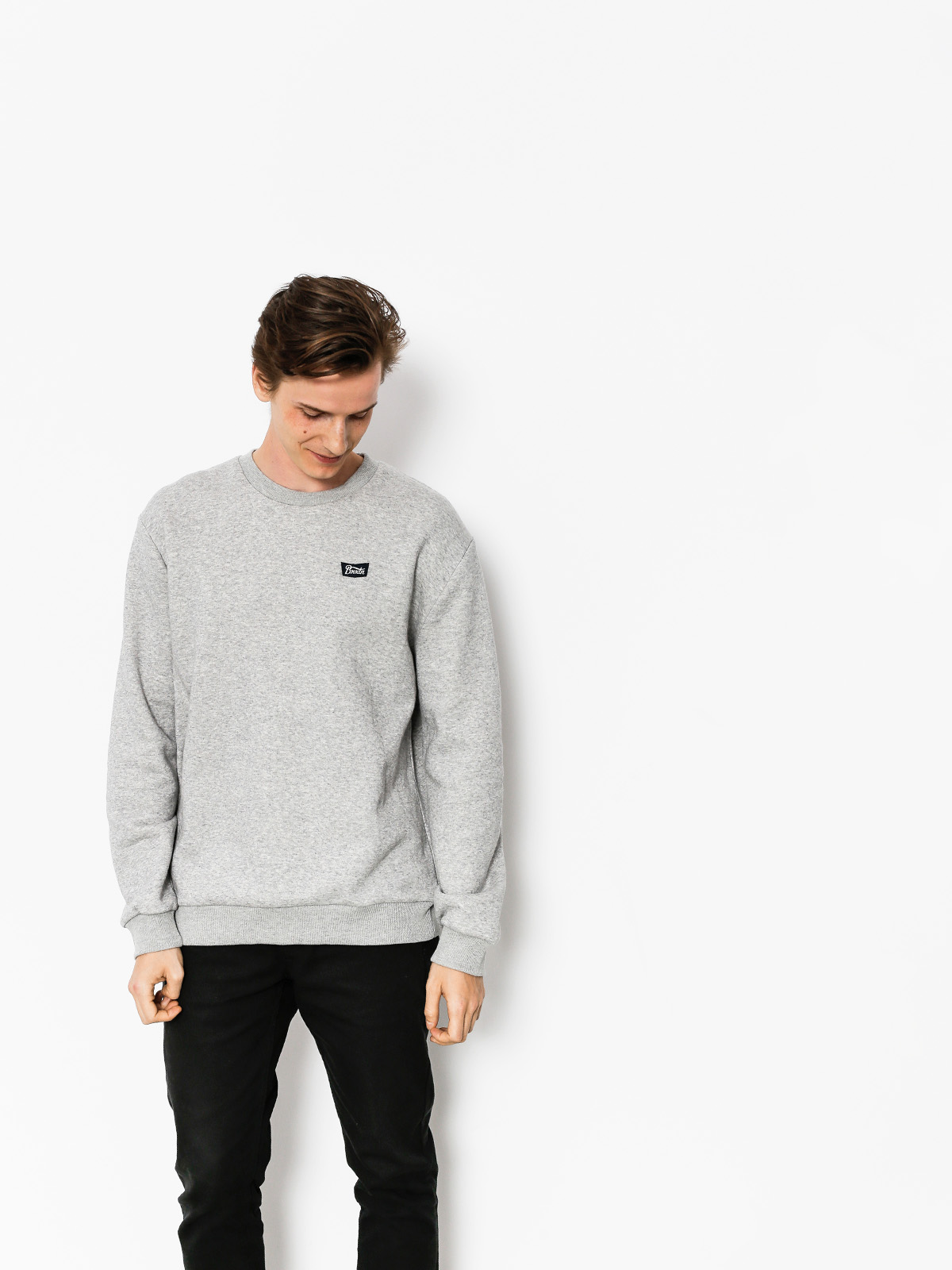 Bluza Brixton Stith Wl Crew (heather grey)