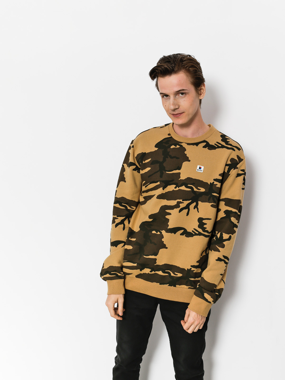 Bluza Brixton Stowell Crew (camo)