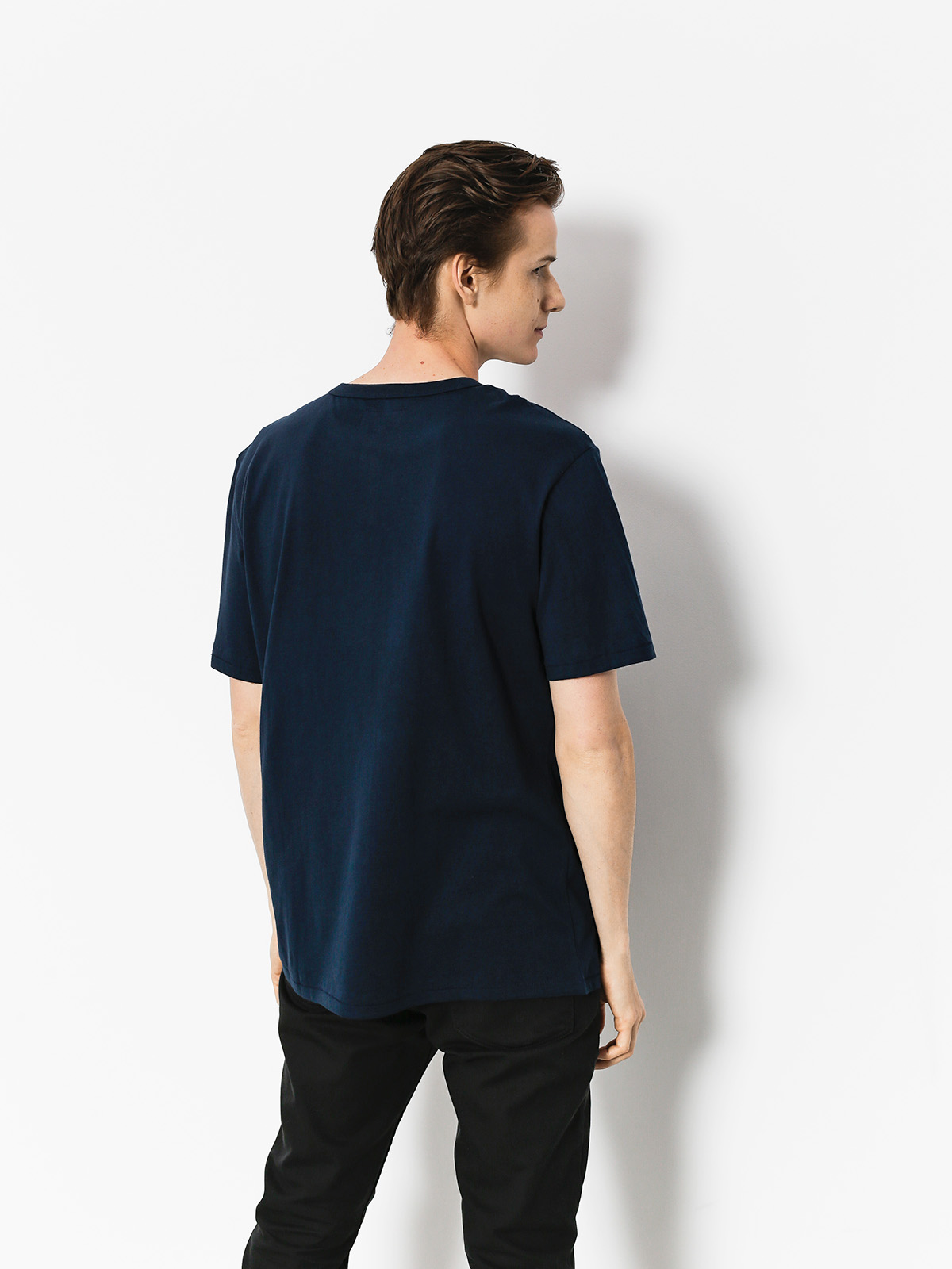 T-shirt Brixton Stith Henley (navy)