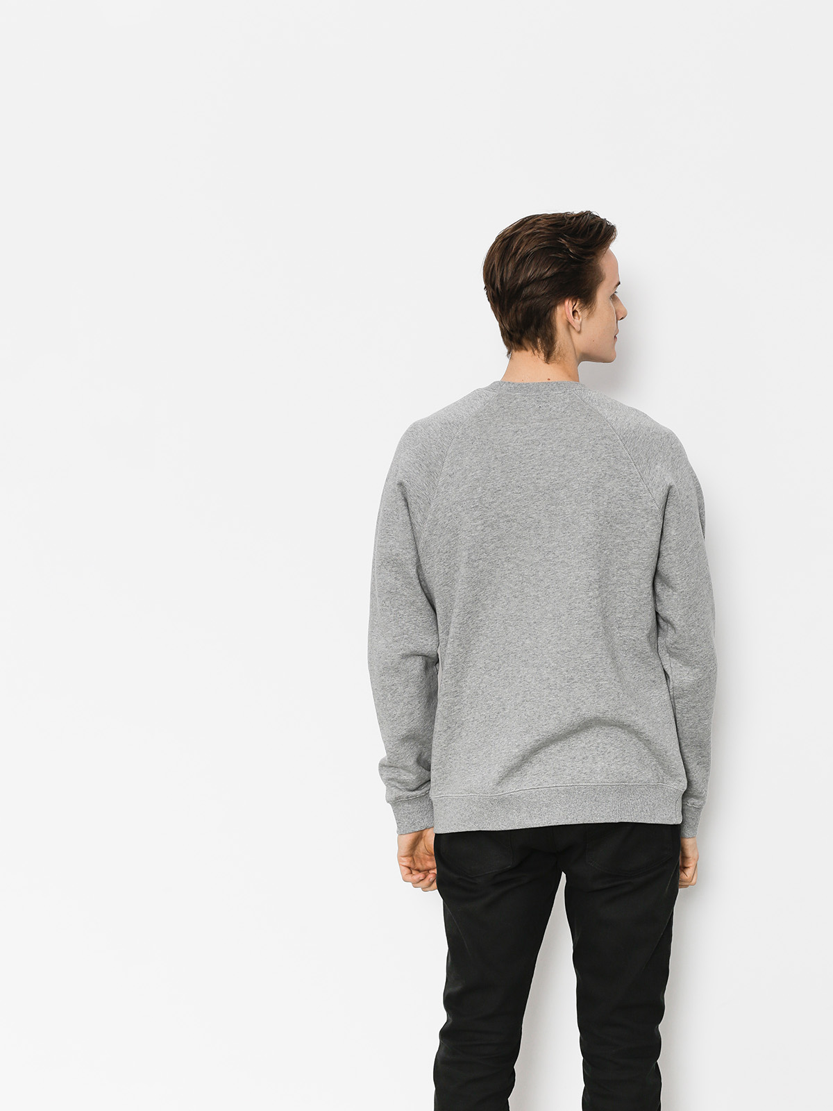 Bluza Brixton Wheeler III Eu Crew (heather grey)
