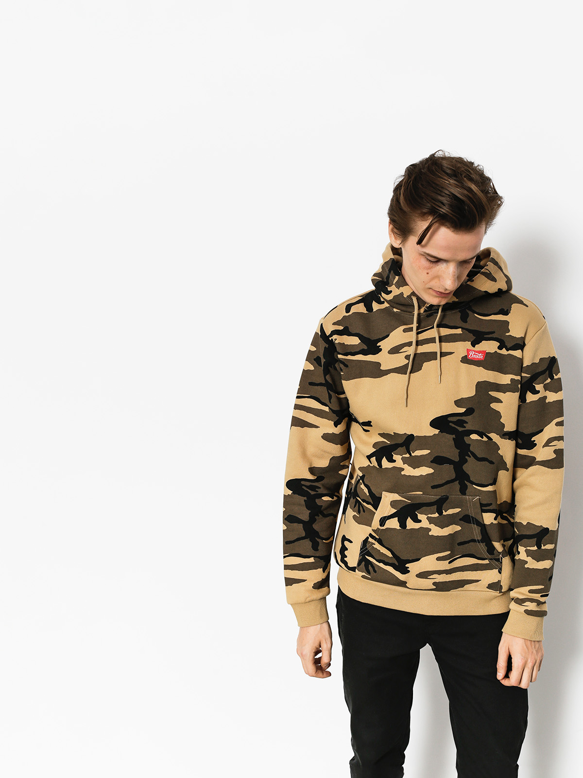 Bluza z kapturem Brixton Stith Wl Intl HD (camo)