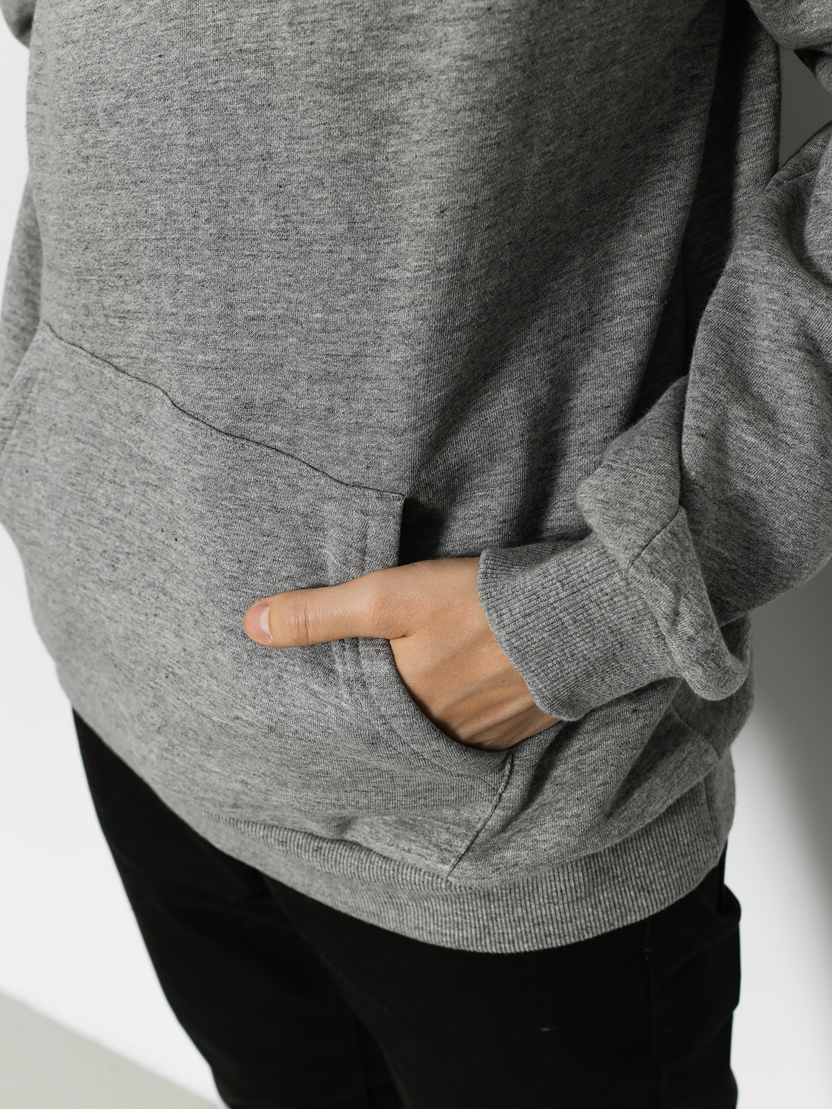 Bluza z kapturem Brixton Stowell Intl HD (heather grey)