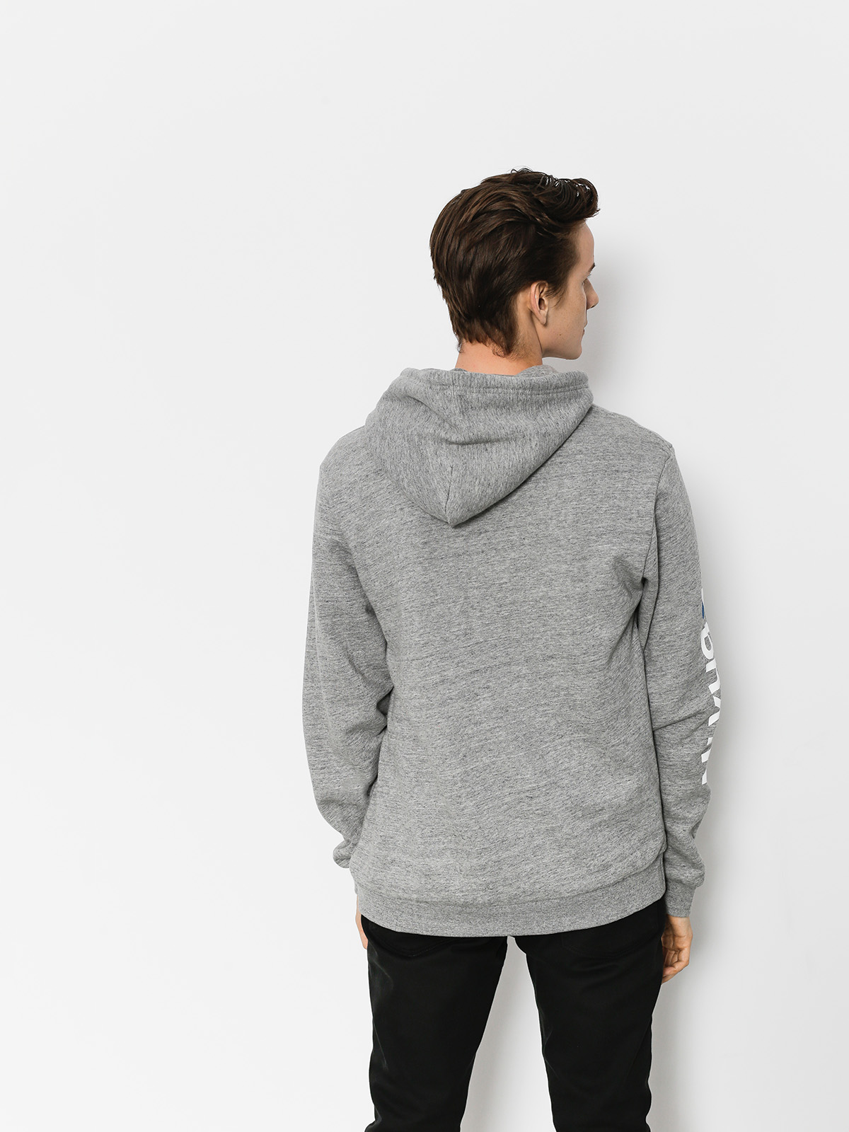 Bluza z kapturem Brixton Stowell Intl HD (heather grey)