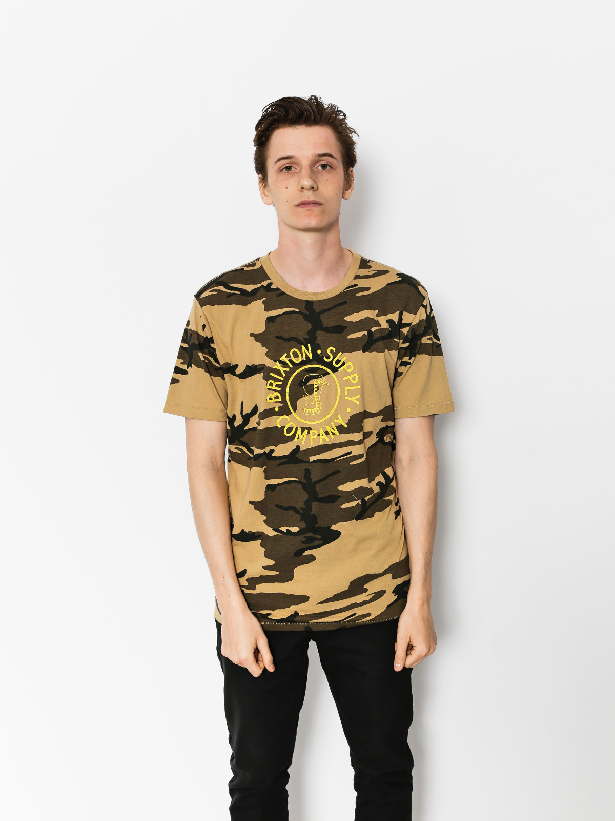 T-shirt Brixton Battalion Prt (camo)