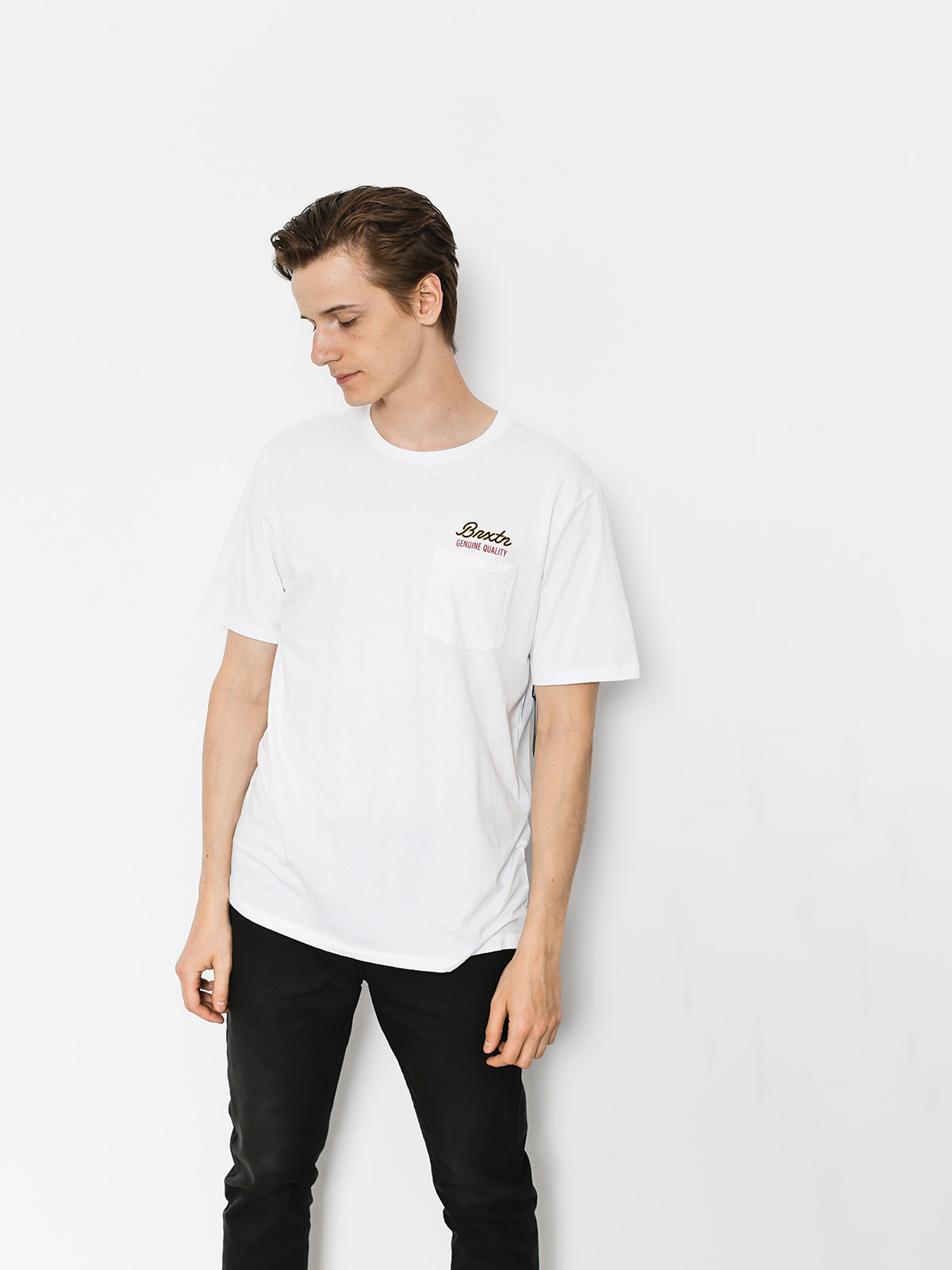 T-shirt Brixton Sprint Pkt (white)
