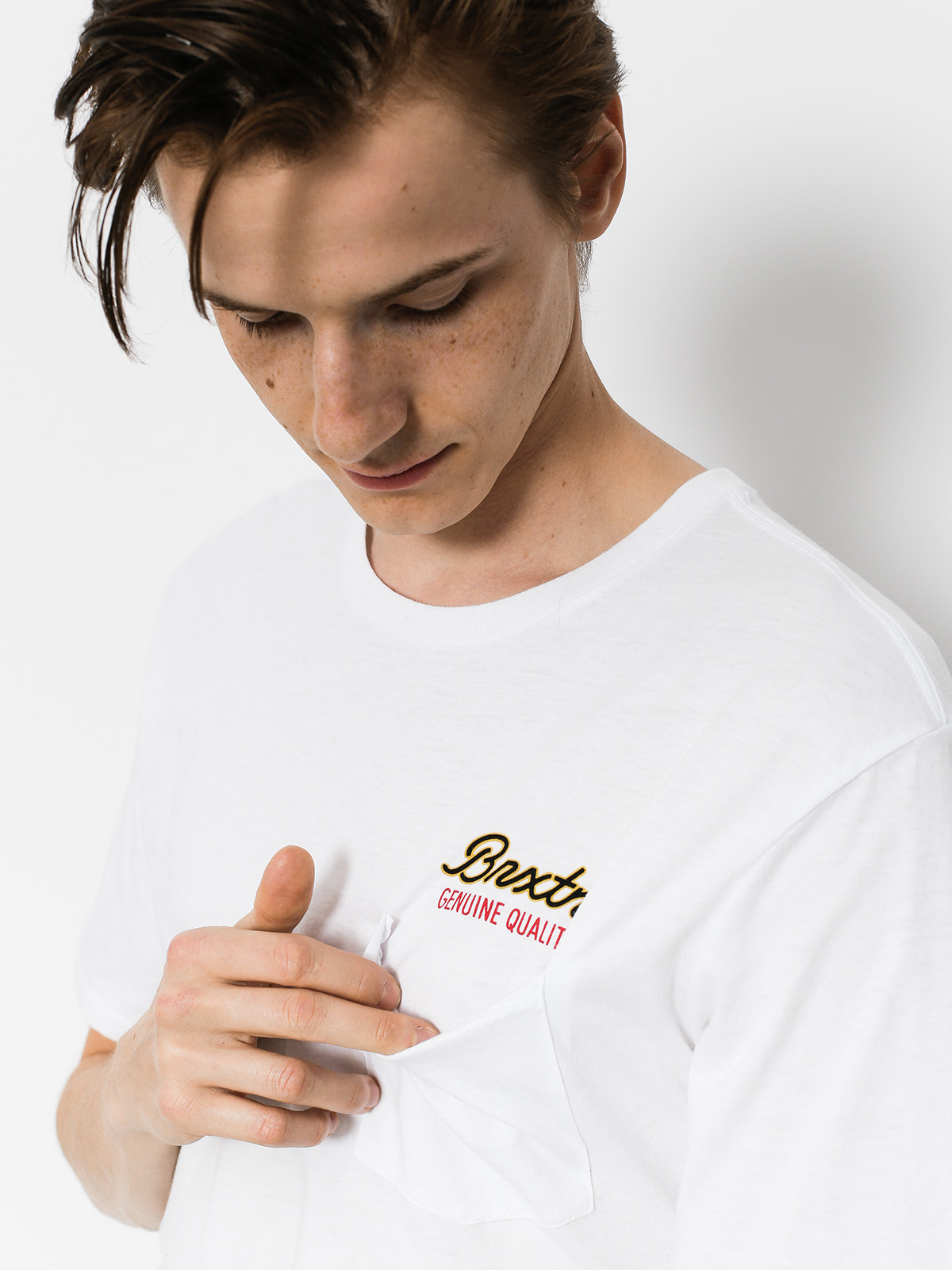 T-shirt Brixton Sprint Pkt (white)