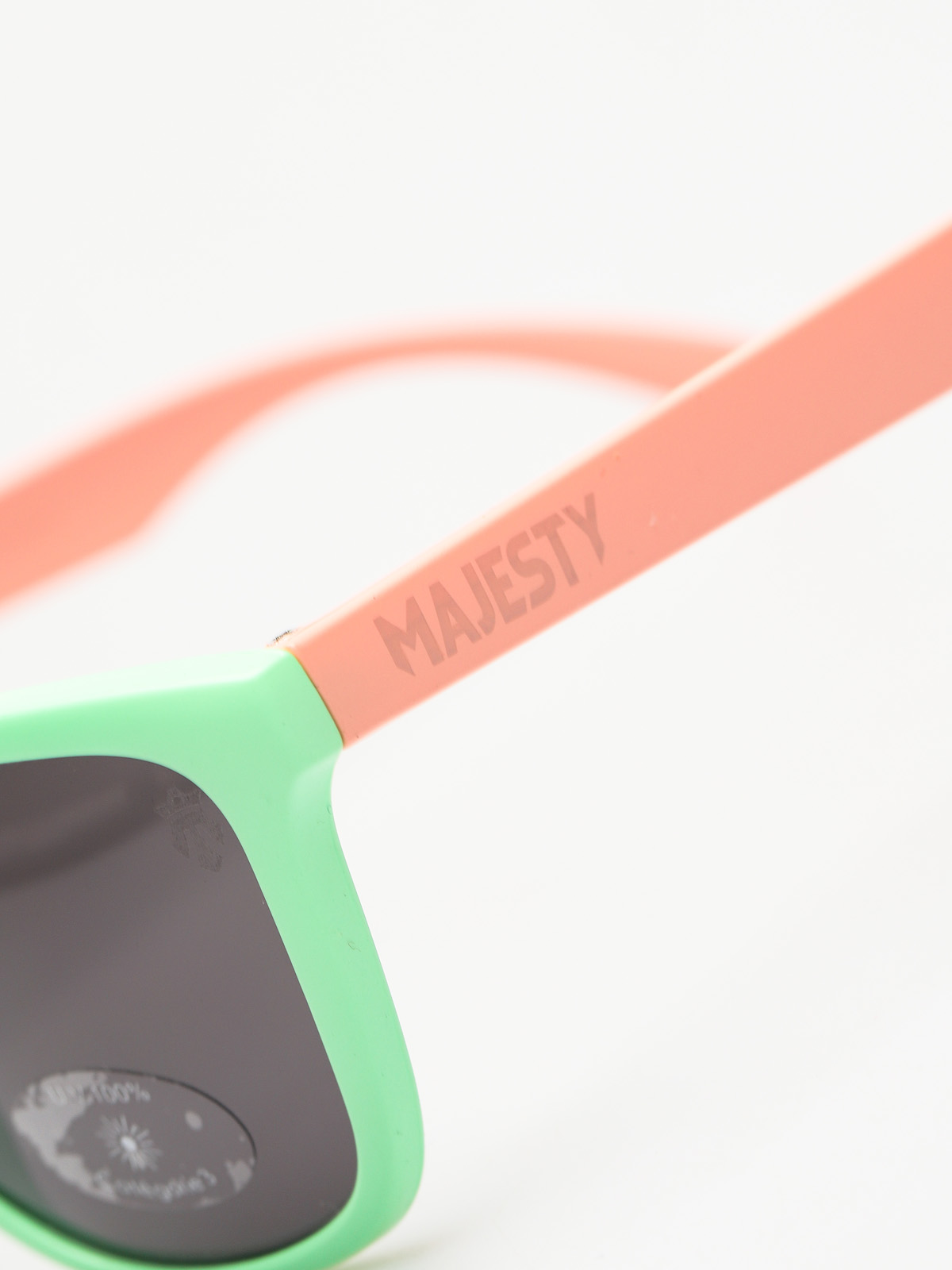 Okulary przeciwsłoneczne Majesty Shades M (avocado/powder pink/smoke lens)