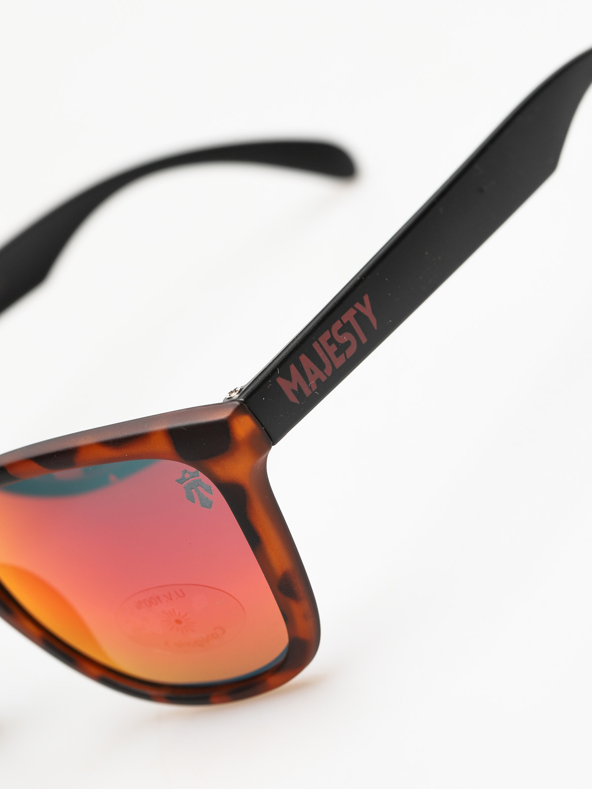 Okulary przeciwsłoneczne Majesty Shades M (tortoise/black red mirror lens)
