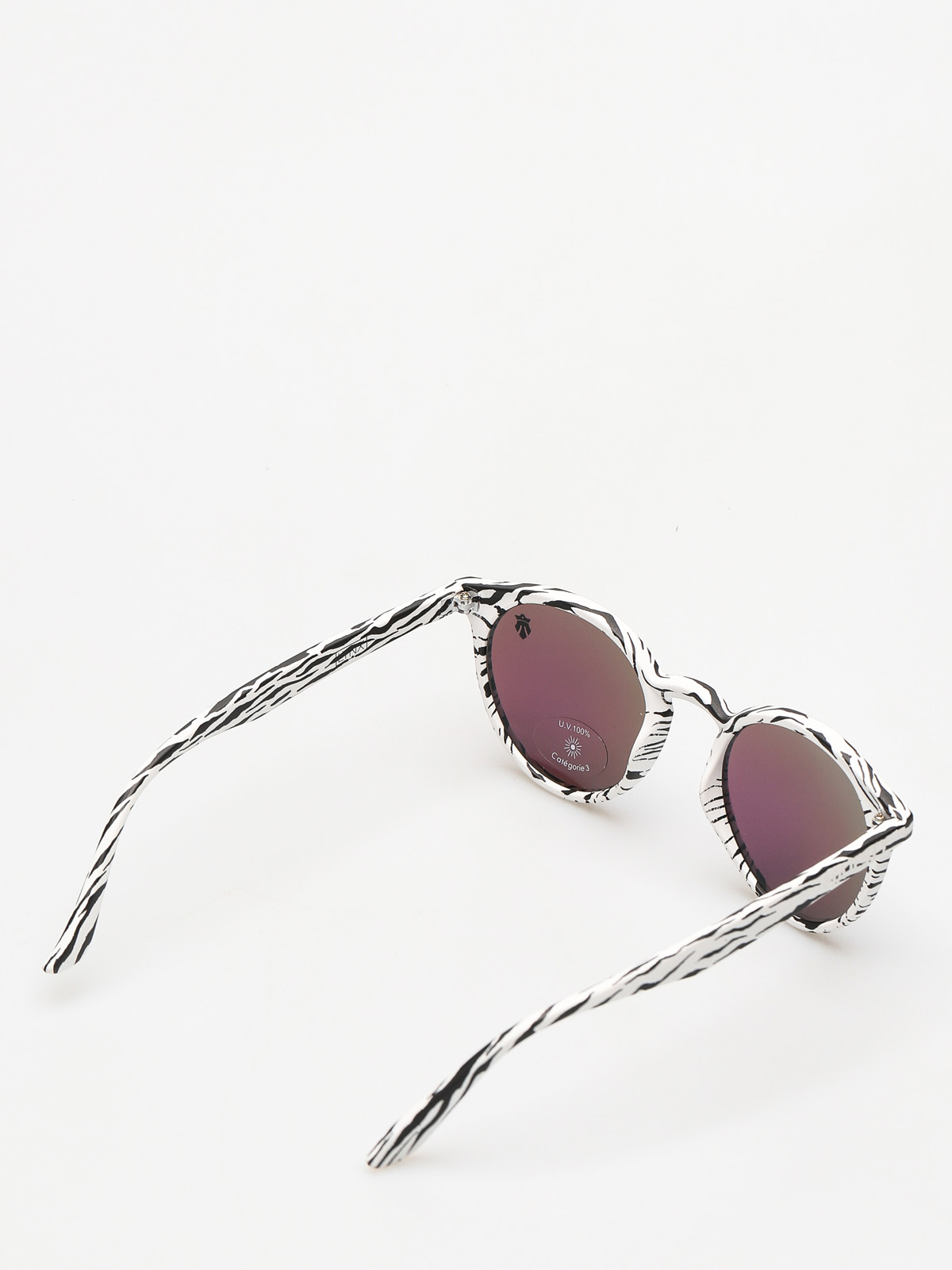 Okulary przeciwsłoneczne Majesty Lynx (zebra/green mirror lens)