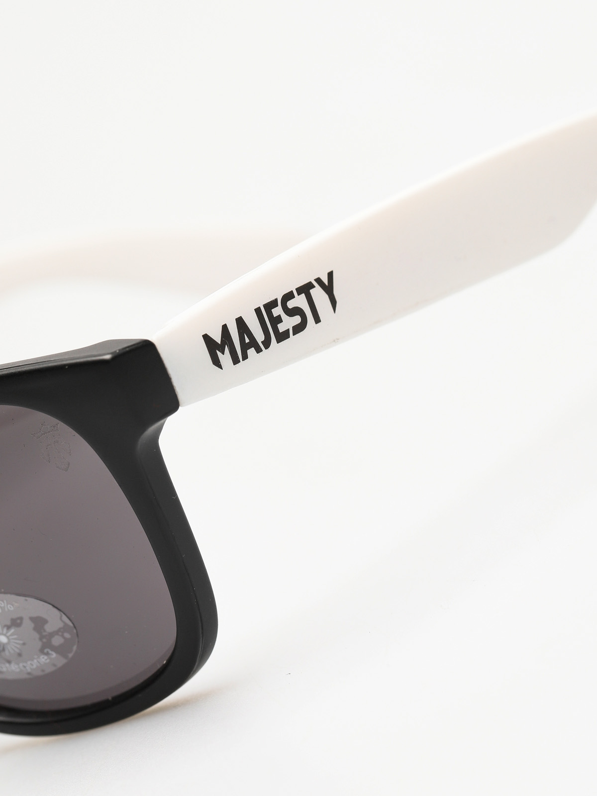Okulary przeciwsłoneczne Majesty Shades L (black/white smoke lens)