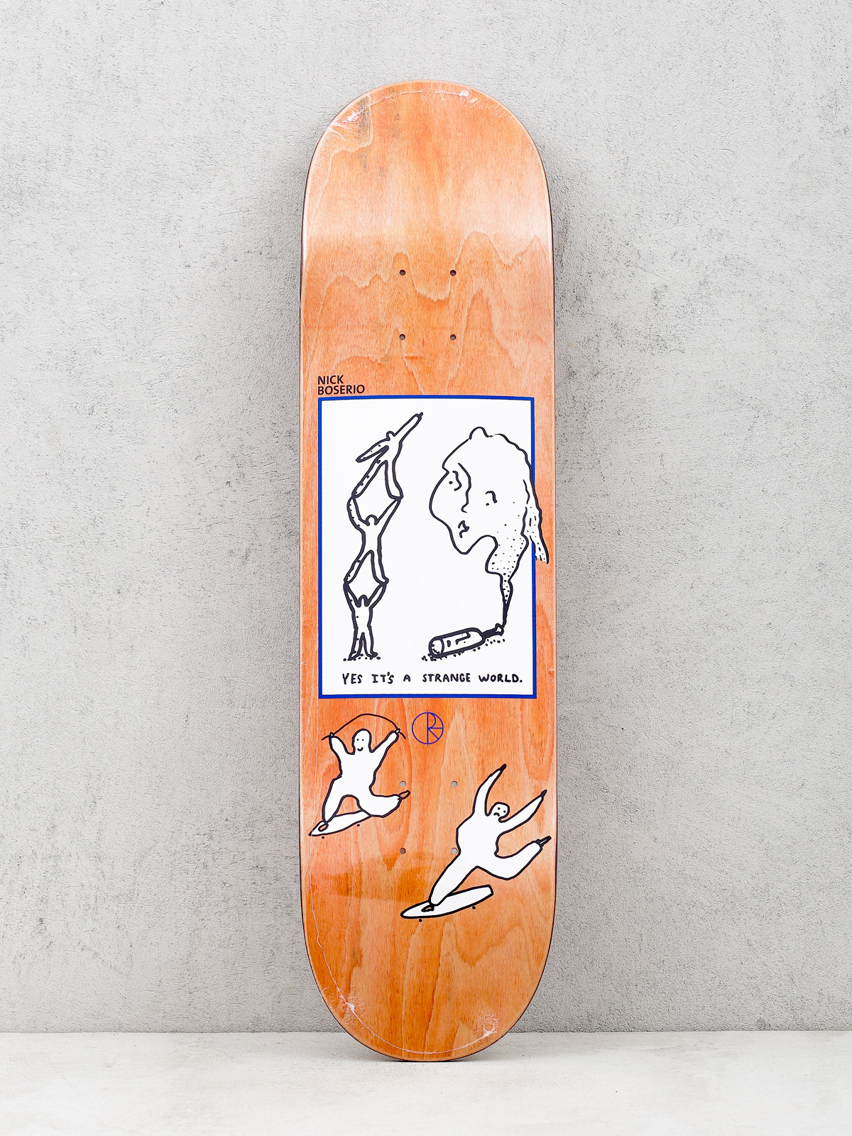 Deck Polar Skate Its A Strange World Nick Boseiro (orange)