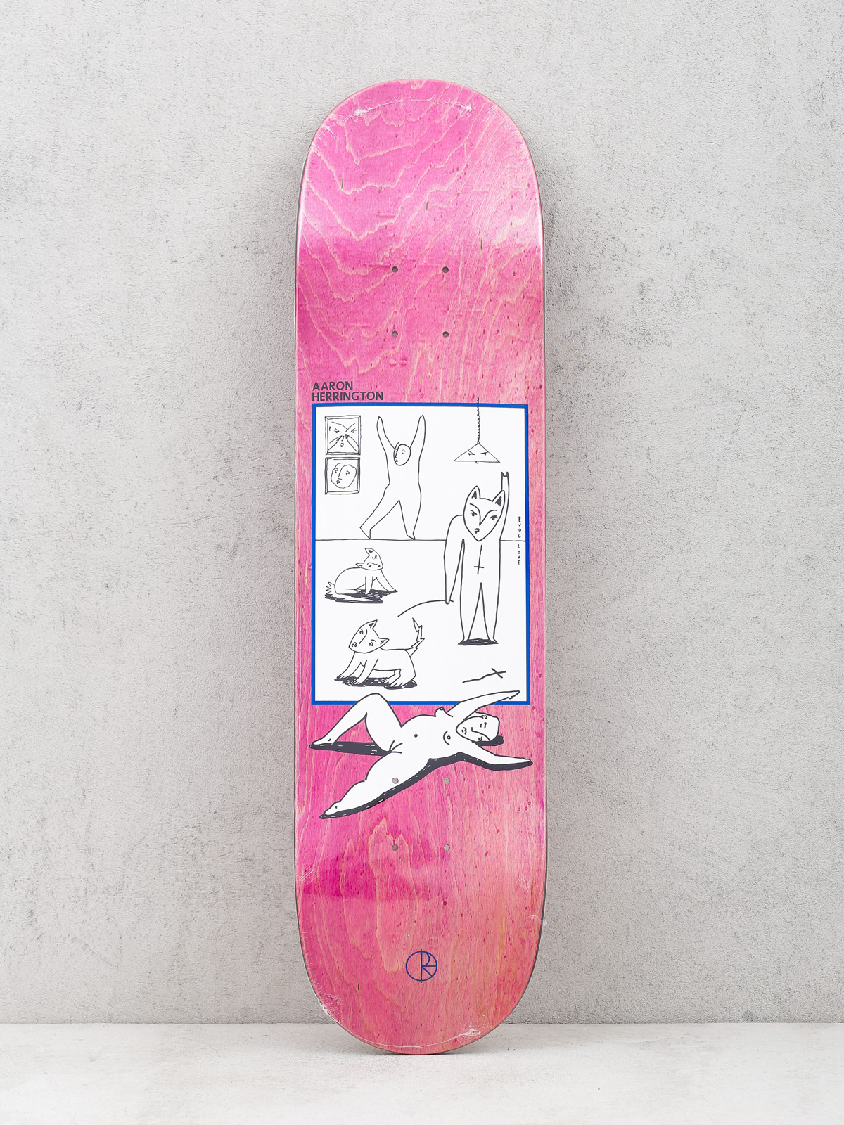 Deck Polar Skate Evole Love Aaron Herrington (pink)