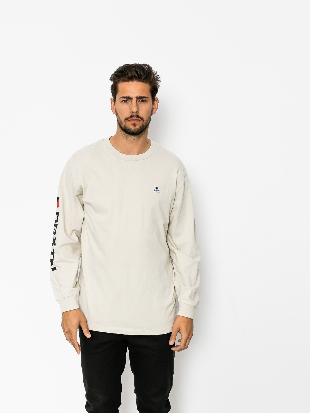 Longsleeve Brixton Stowell Stt (stone)