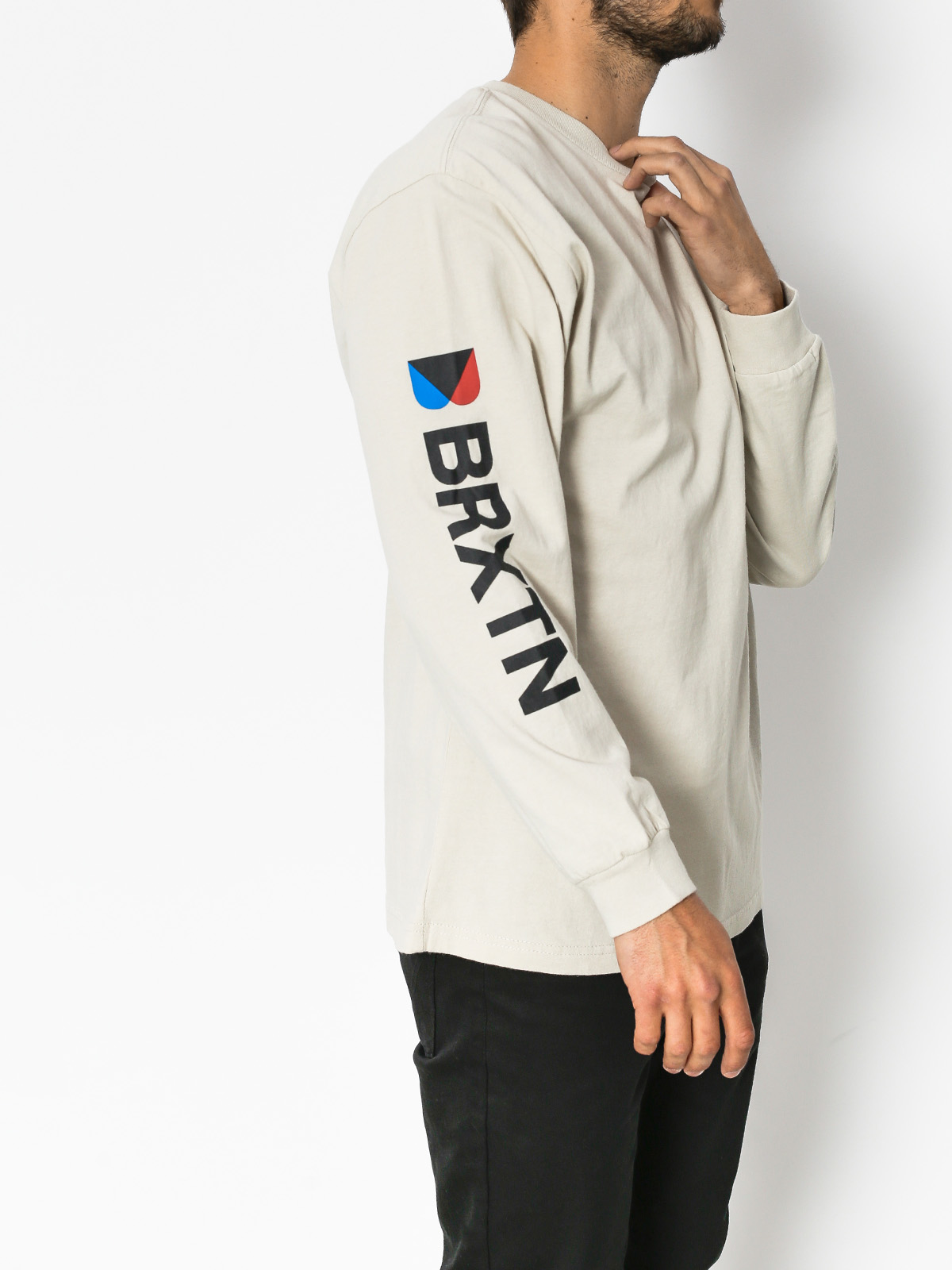 Longsleeve Brixton Stowell Stt (stone)