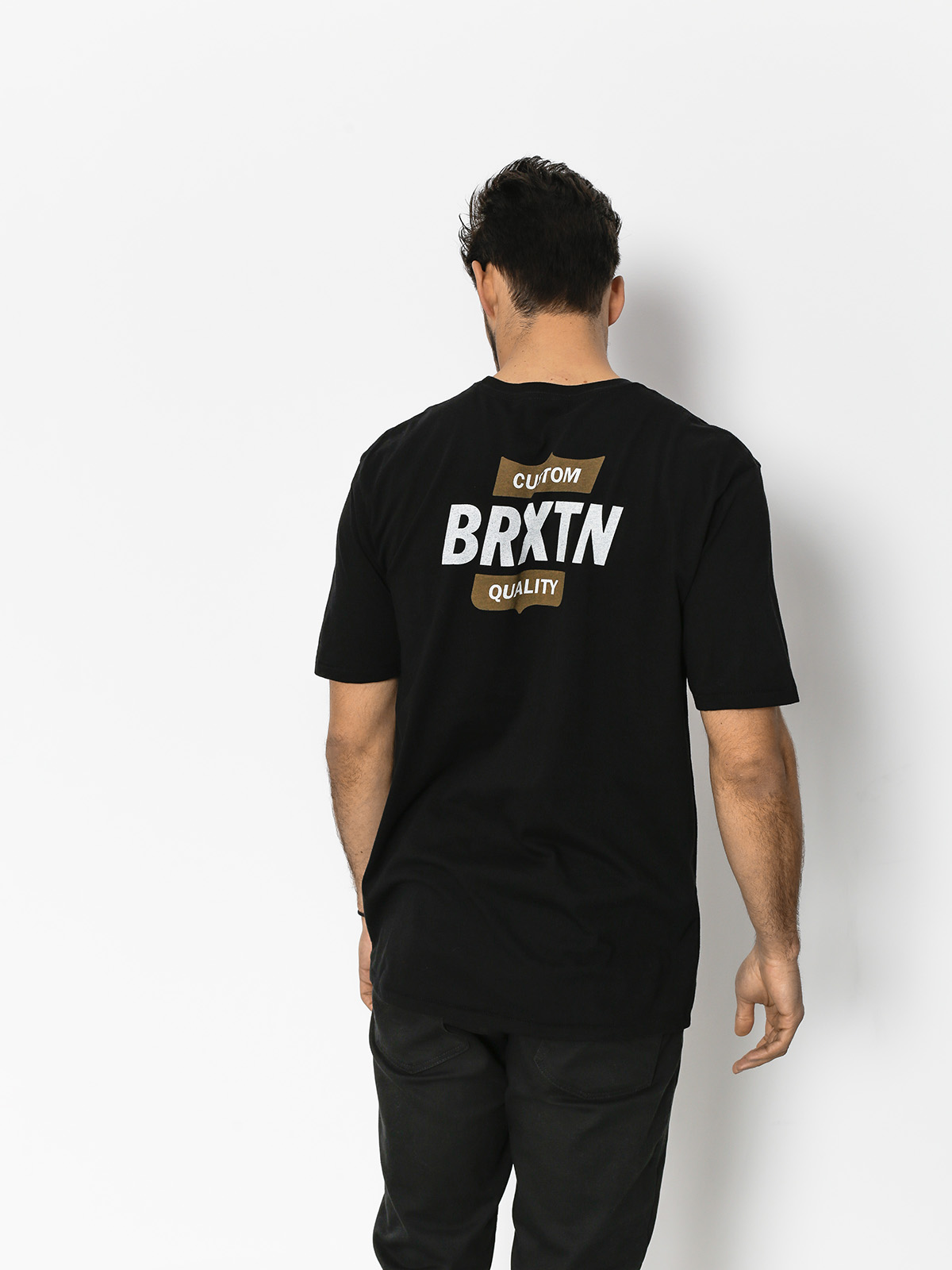 T-shirt Brixton Garth II Prt (black/gold)