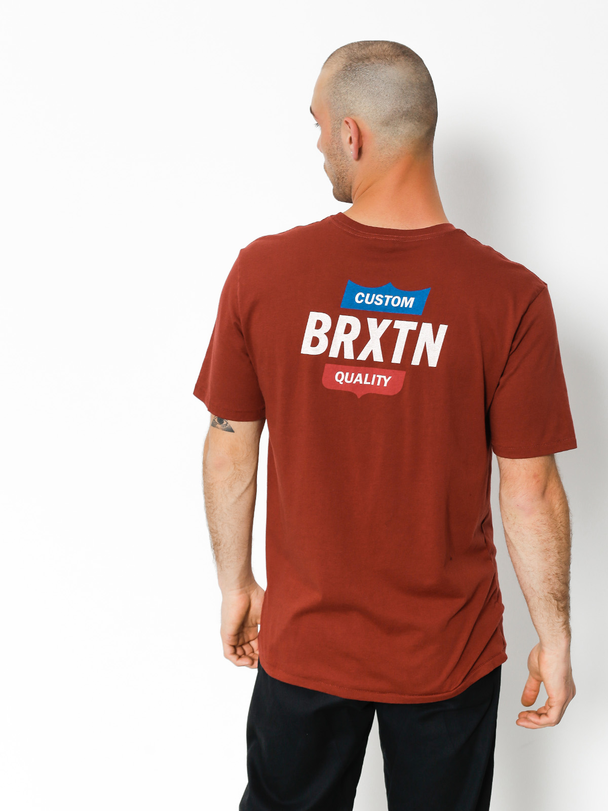 T-shirt Brixton Garth II Prt (brick)
