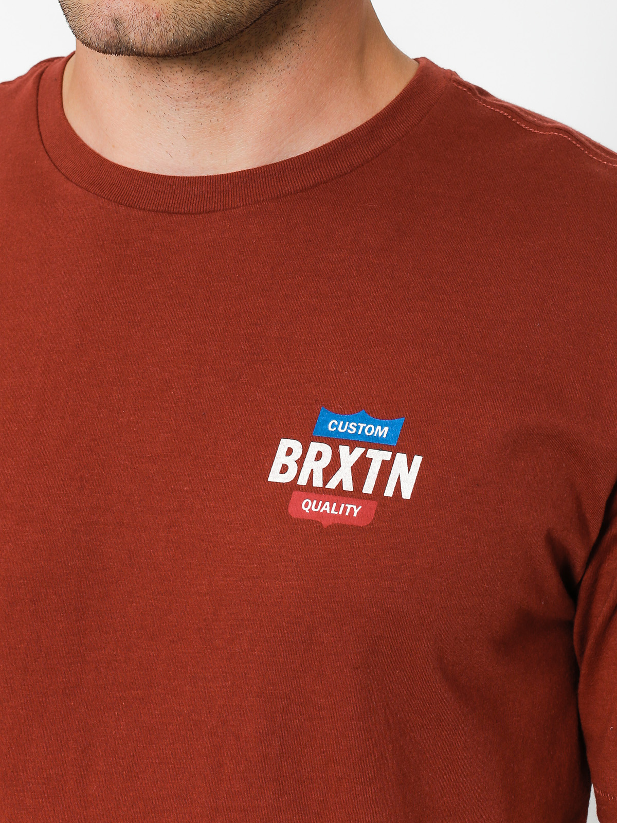 T-shirt Brixton Garth II Prt (brick)