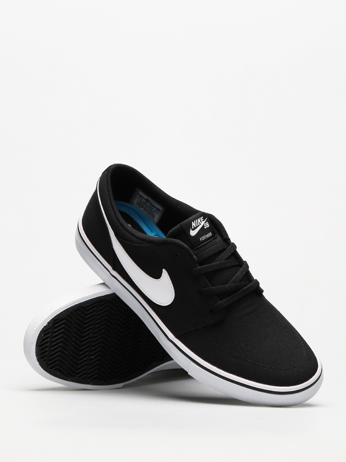Buty Nike SB Sb Solarsoft Portmore II Canvas (black/white)