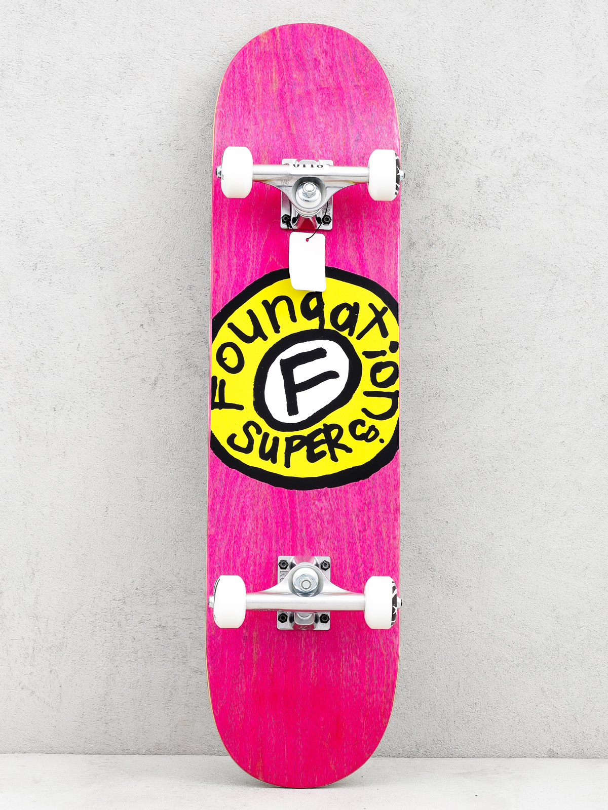 Deskorolka Foundation Sketchy Circle (pink/yellow)