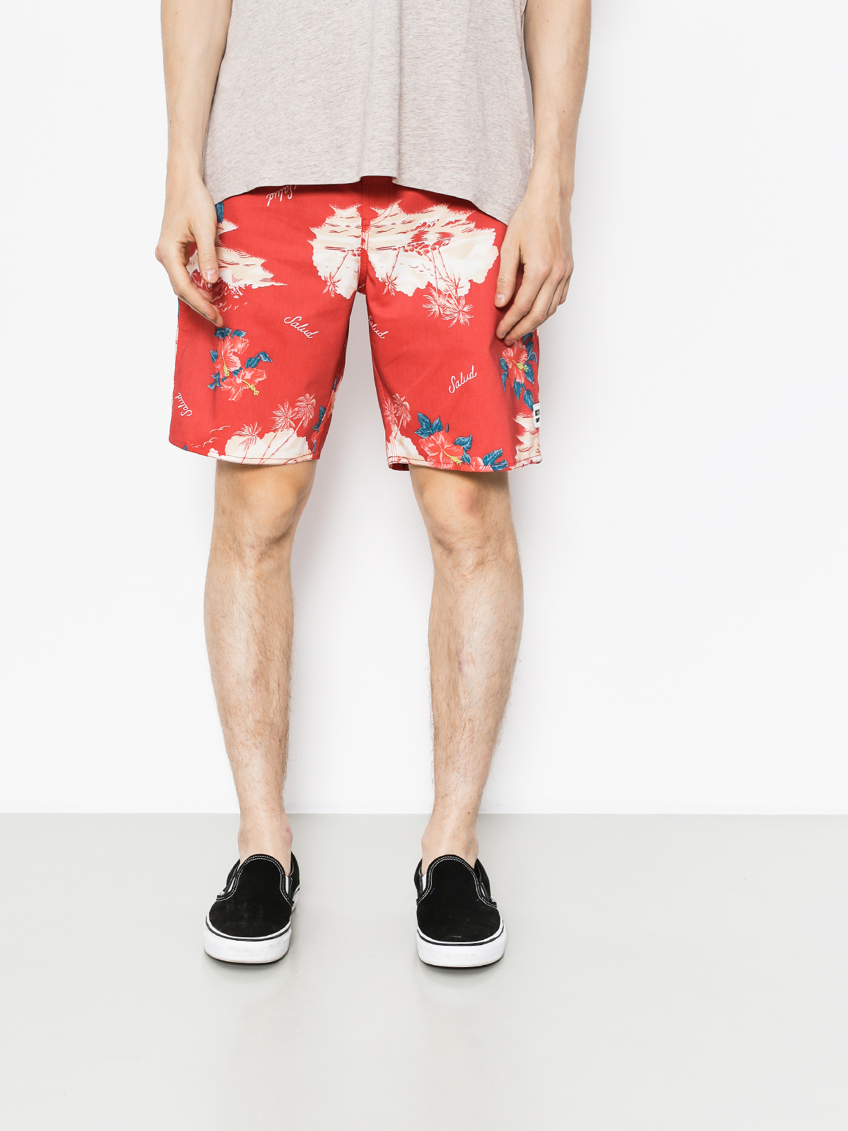 Boardshorty Brixton Barge Trunk (red/cream)