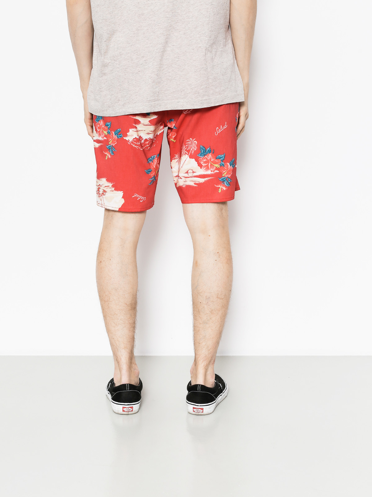 Boardshorty Brixton Barge Trunk (red/cream)