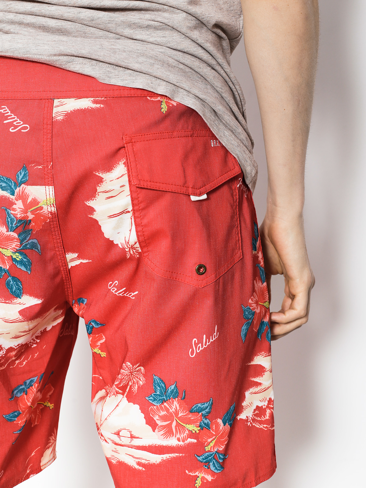 Boardshorty Brixton Barge Trunk (red/cream)