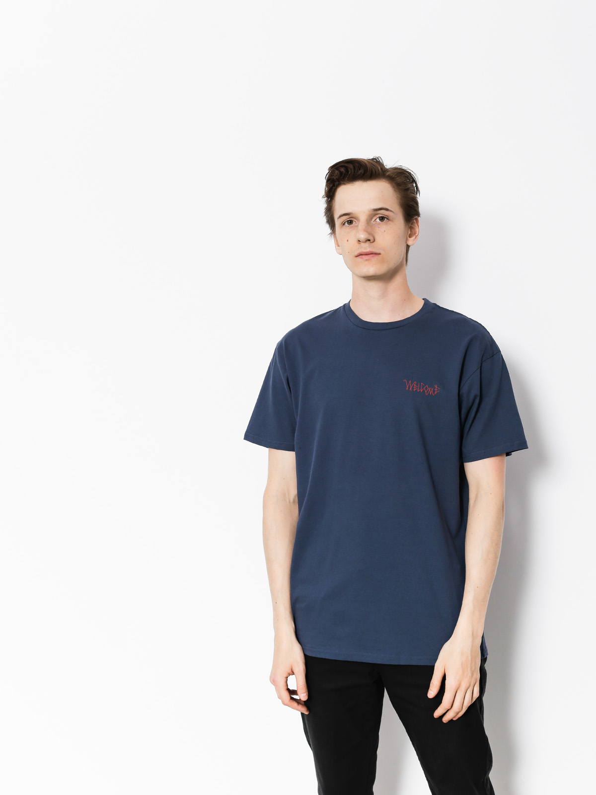 T-shirt Welcome Candle (harbour blue)