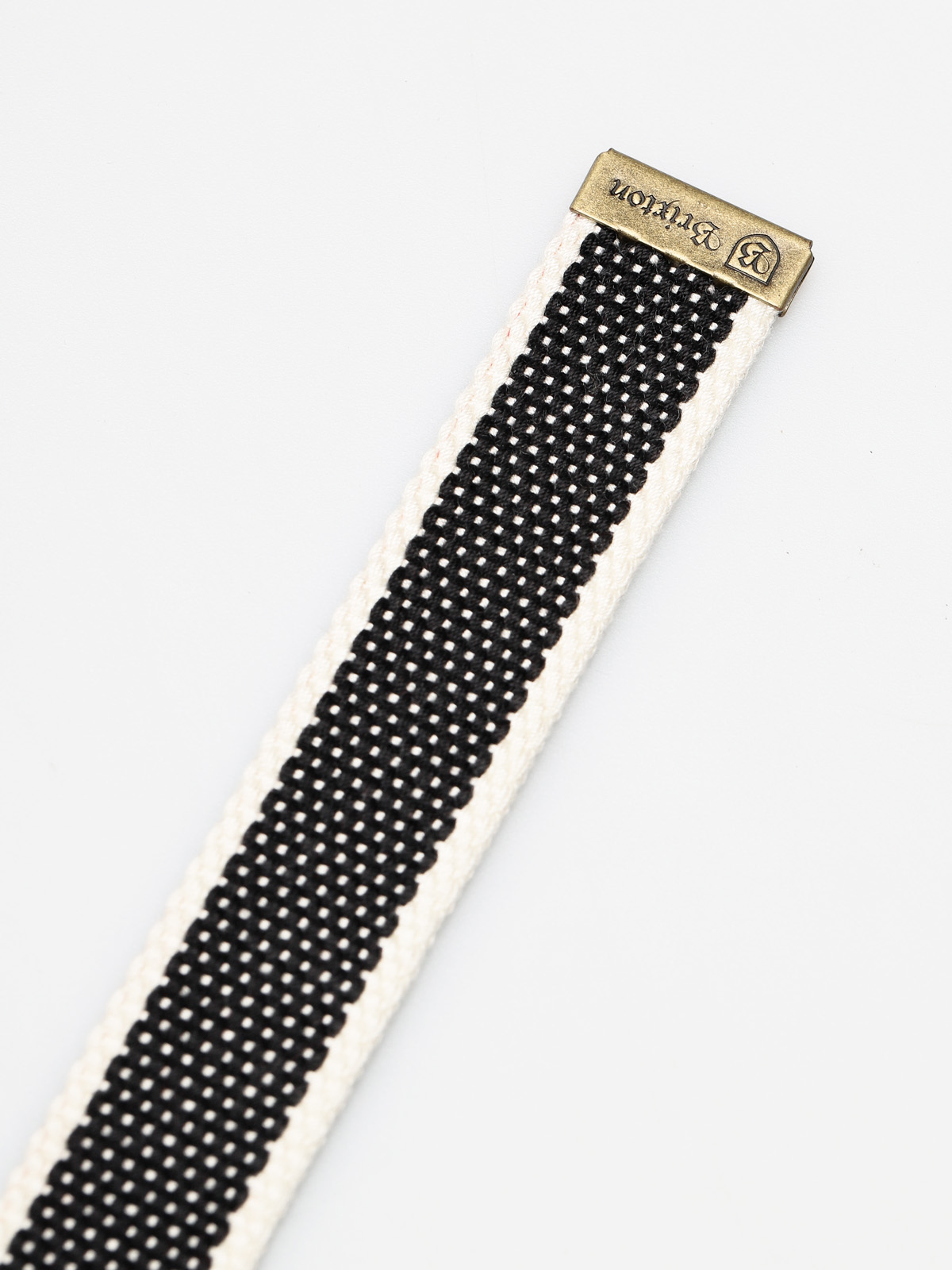 Pasek Brixton Edwards (black/cream)