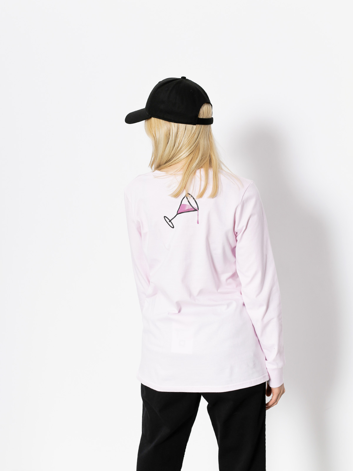 Longsleeve Diamante Wear Cieżko Jest Lekko Żyć Wmn (pink)