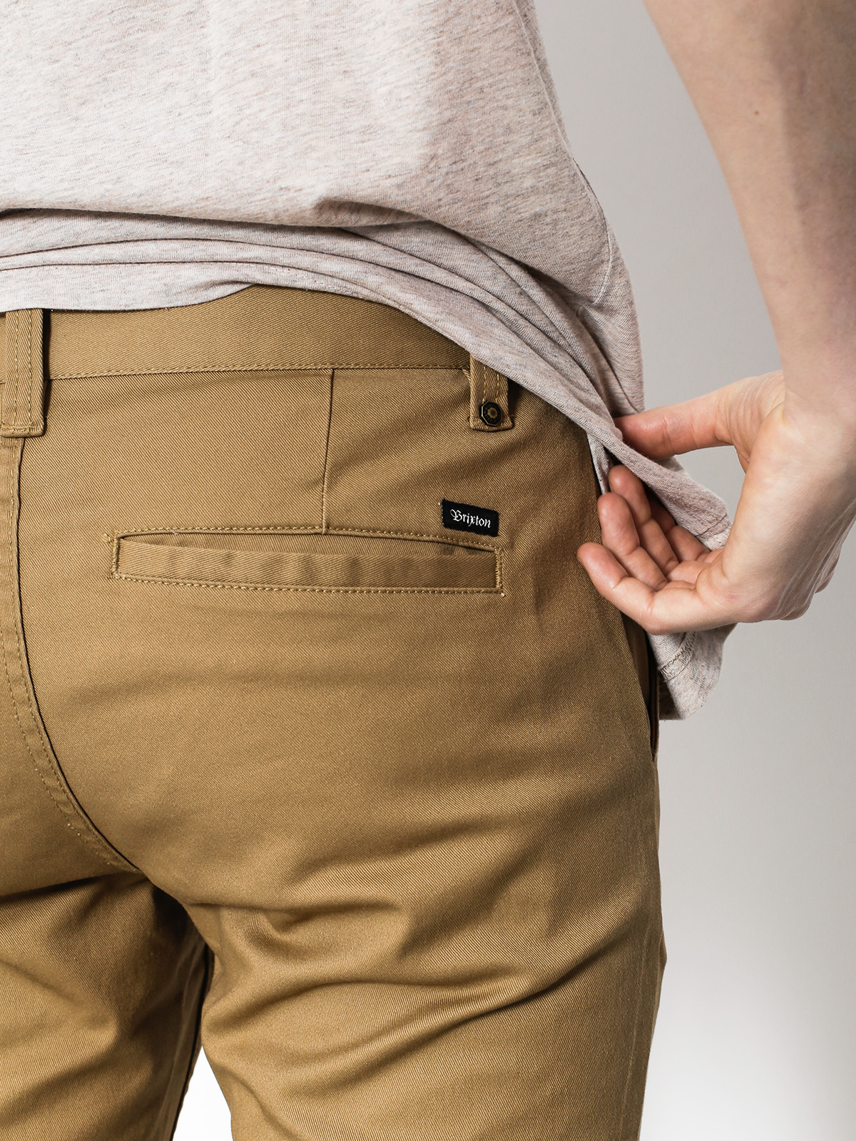 Spodnie Brixton Reserve Chino (khaki)