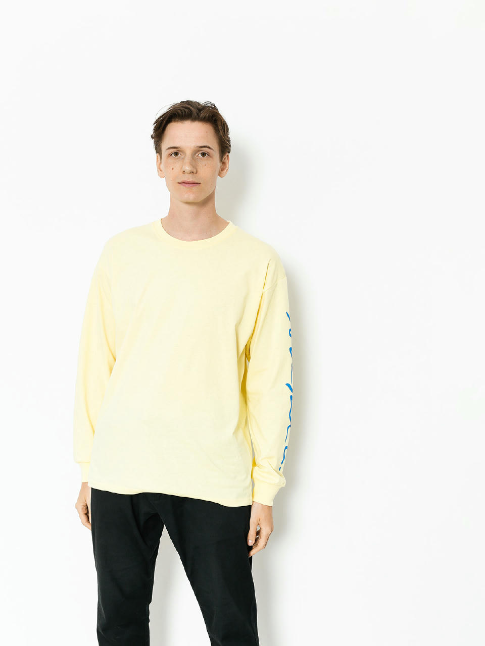 Longsleeve Polar Skate Signature (light yellow)