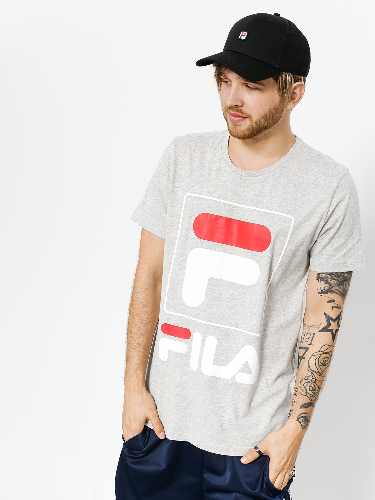 fila t shirt grey