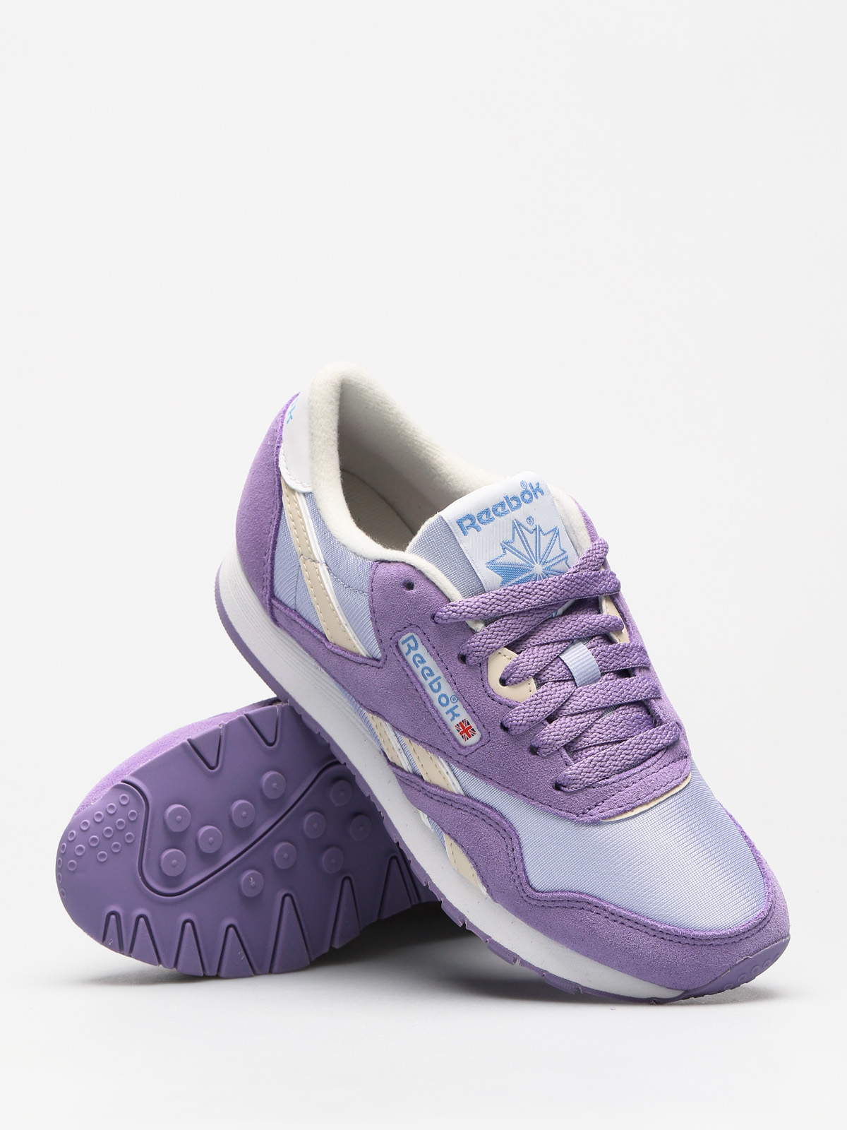 Buty Reebok Cl Nylon Wmn (archive frozen lilac/smoky violet/wht/ath blu)
