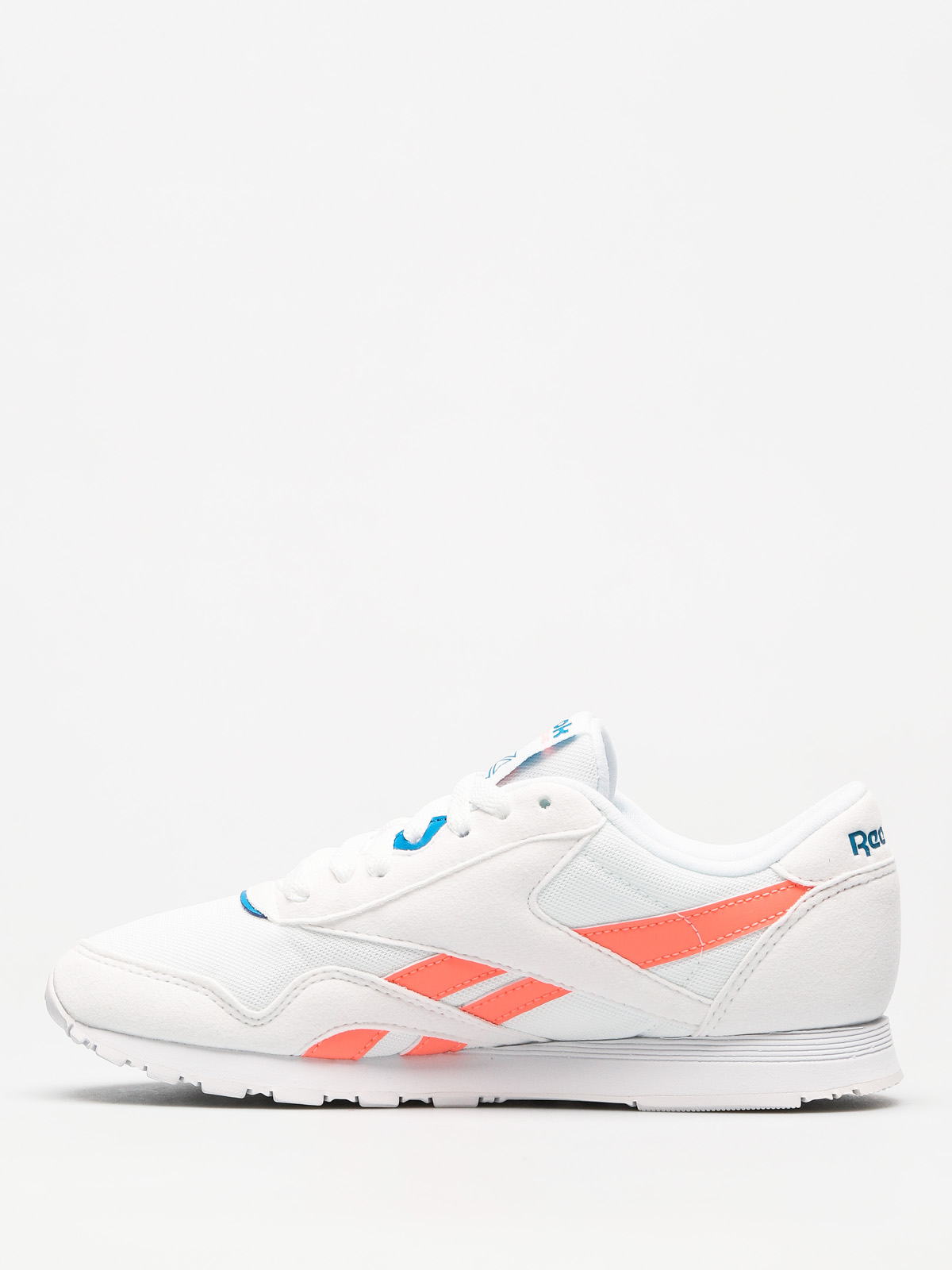 Buty Reebok Cl Nylon M Txt Wmn (retro white/digital pink/instince blue)