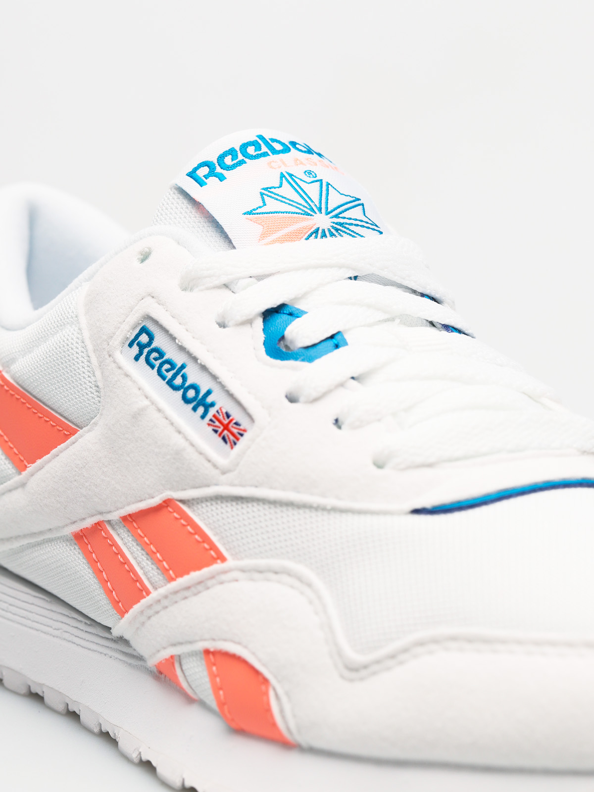 Buty Reebok Cl Nylon M Txt Wmn (retro white/digital pink/instince blue)