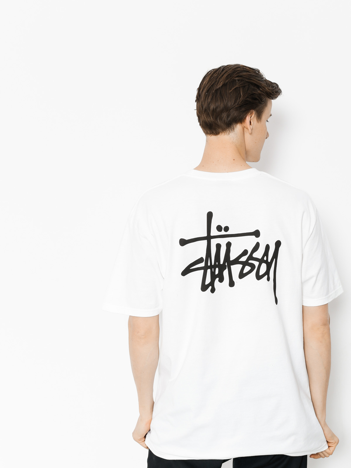 T-shirt Stussy Basic Stussy (white)