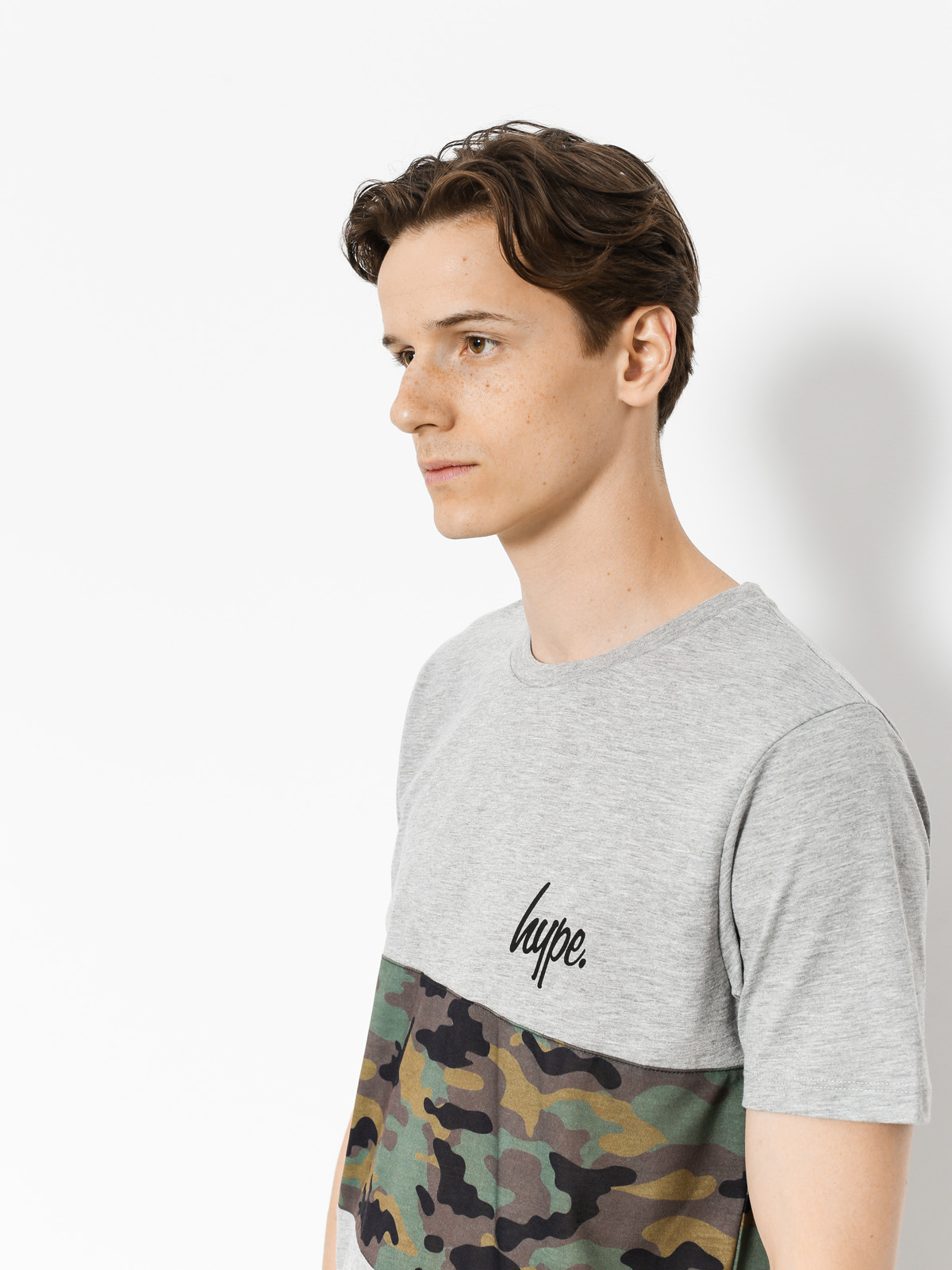 T-shirt Hype Camo Panel (grey/camo)