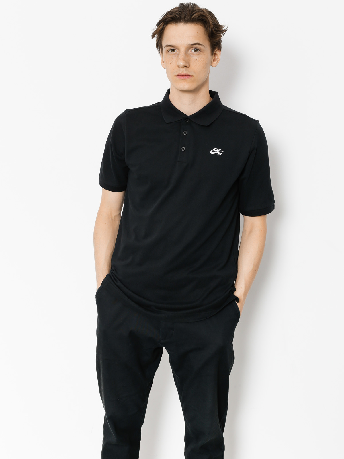 Polo Nike SB Sb Dri Fit Pique (black)