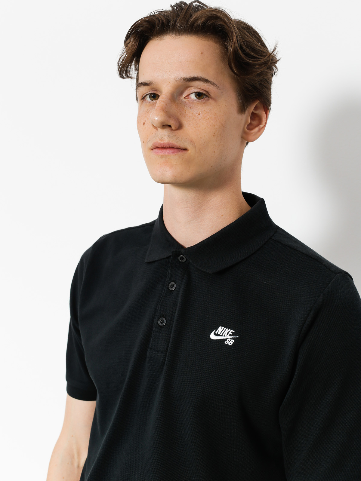 Polo Nike SB Sb Dri Fit Pique (black)