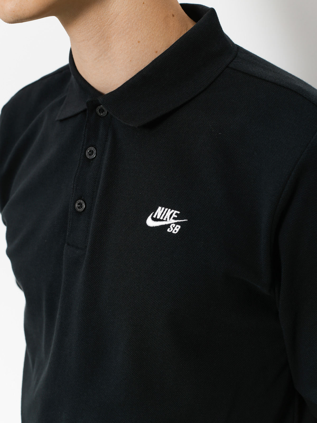 Polo Nike SB Sb Dri Fit Pique (black)