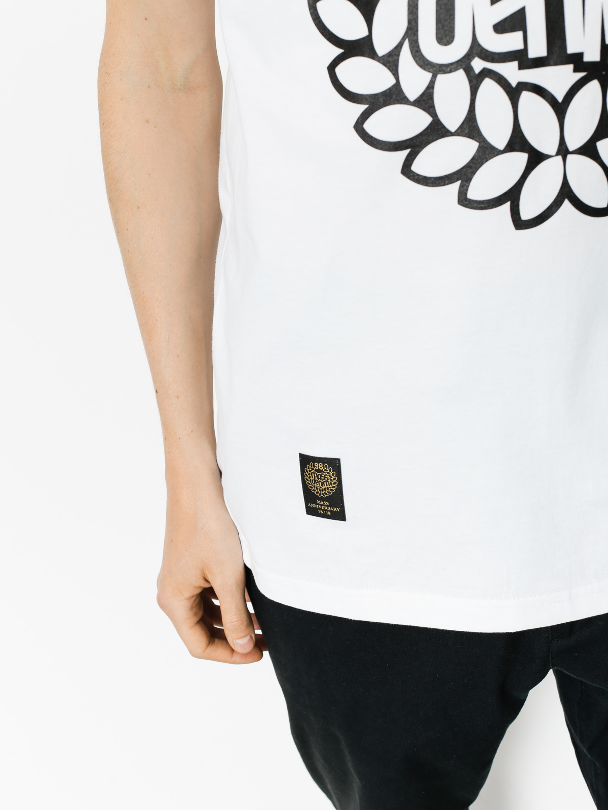 Koszulka MassDnm Top Base (white)