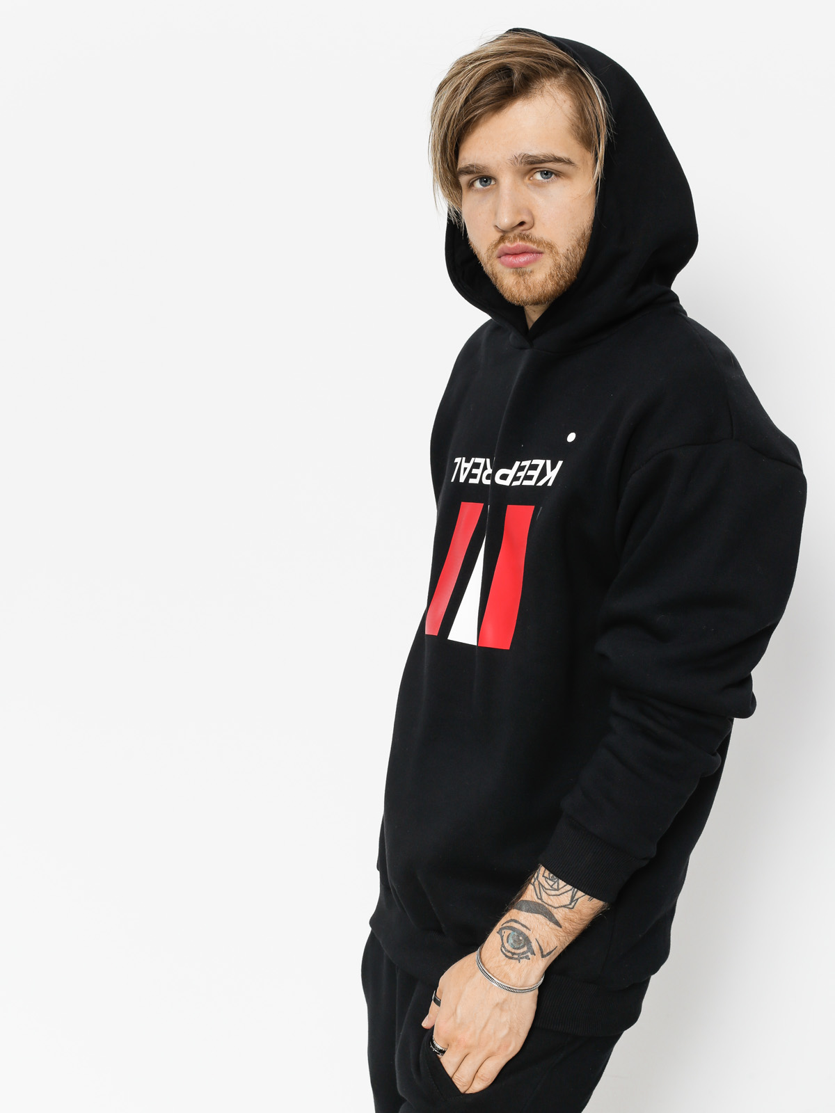 Bluza z kapturem Majors Keept HD (black)