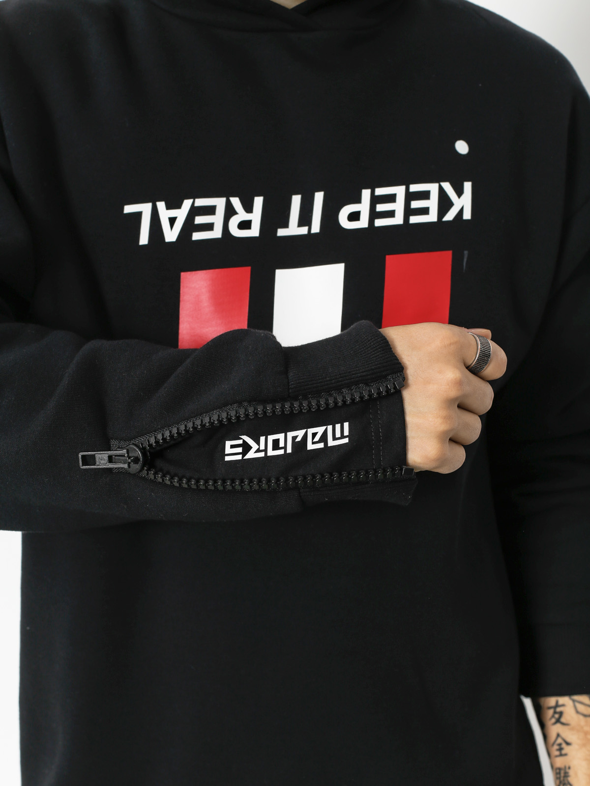 Bluza z kapturem Majors Keept HD (black)